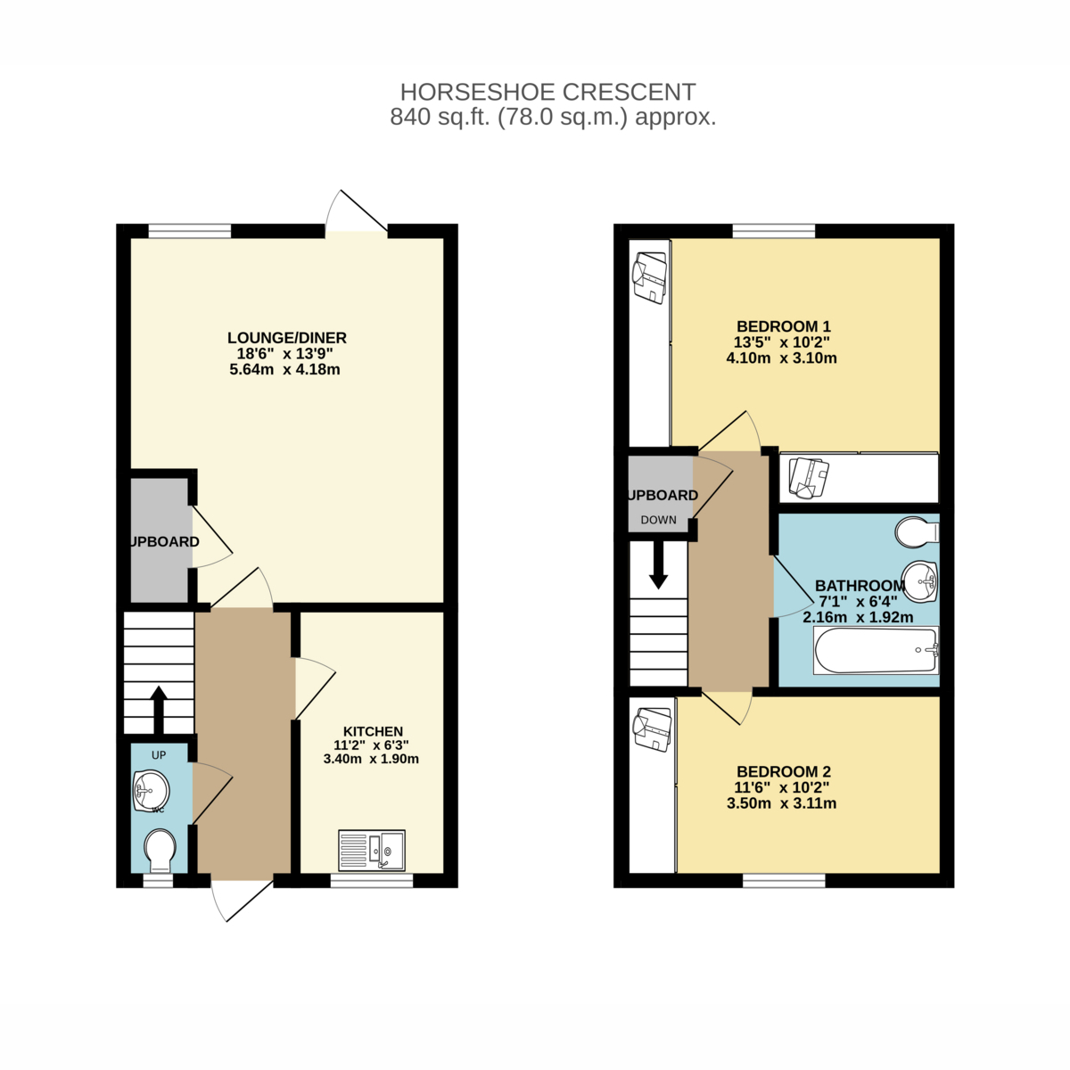 28, Horseshoe Cresent, Longham floorplan