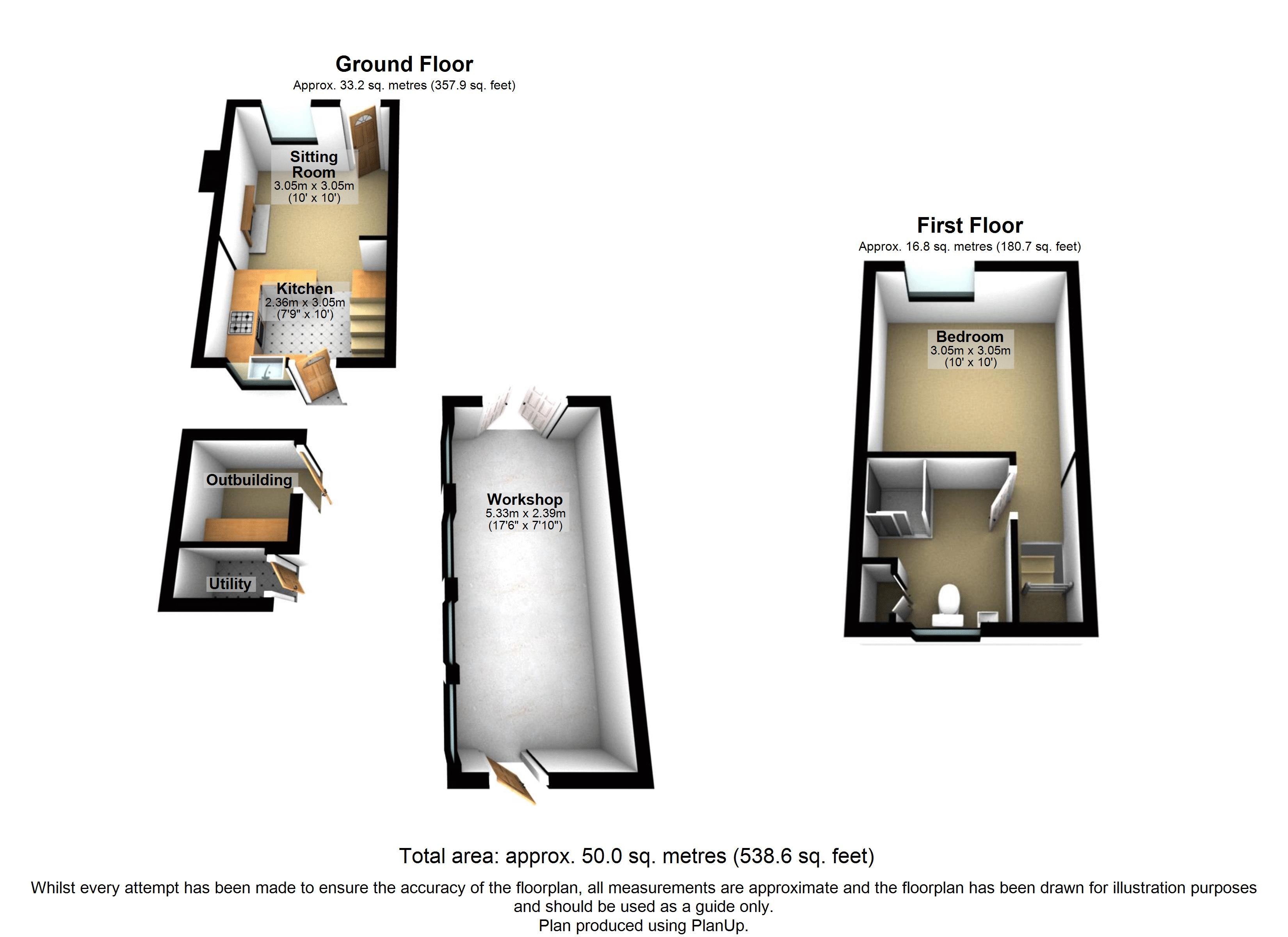 1 Bedrooms Terraced house for sale in Summerleys, Edlesborough, Buckinghamshire LU6