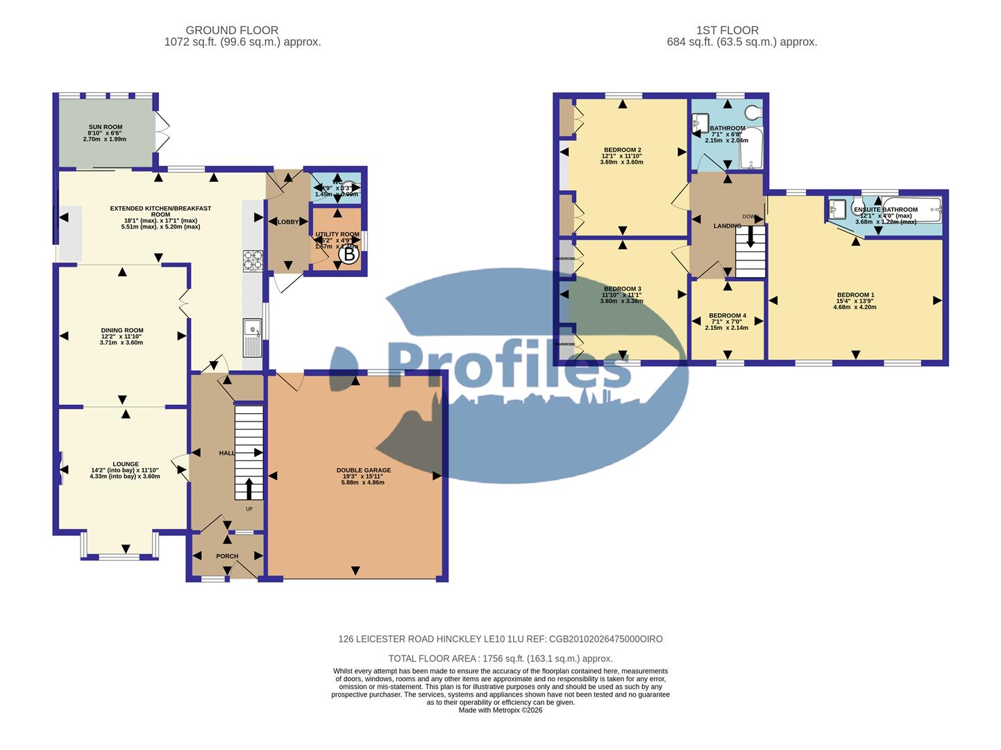 Leicester Road, Hinckley floorplan