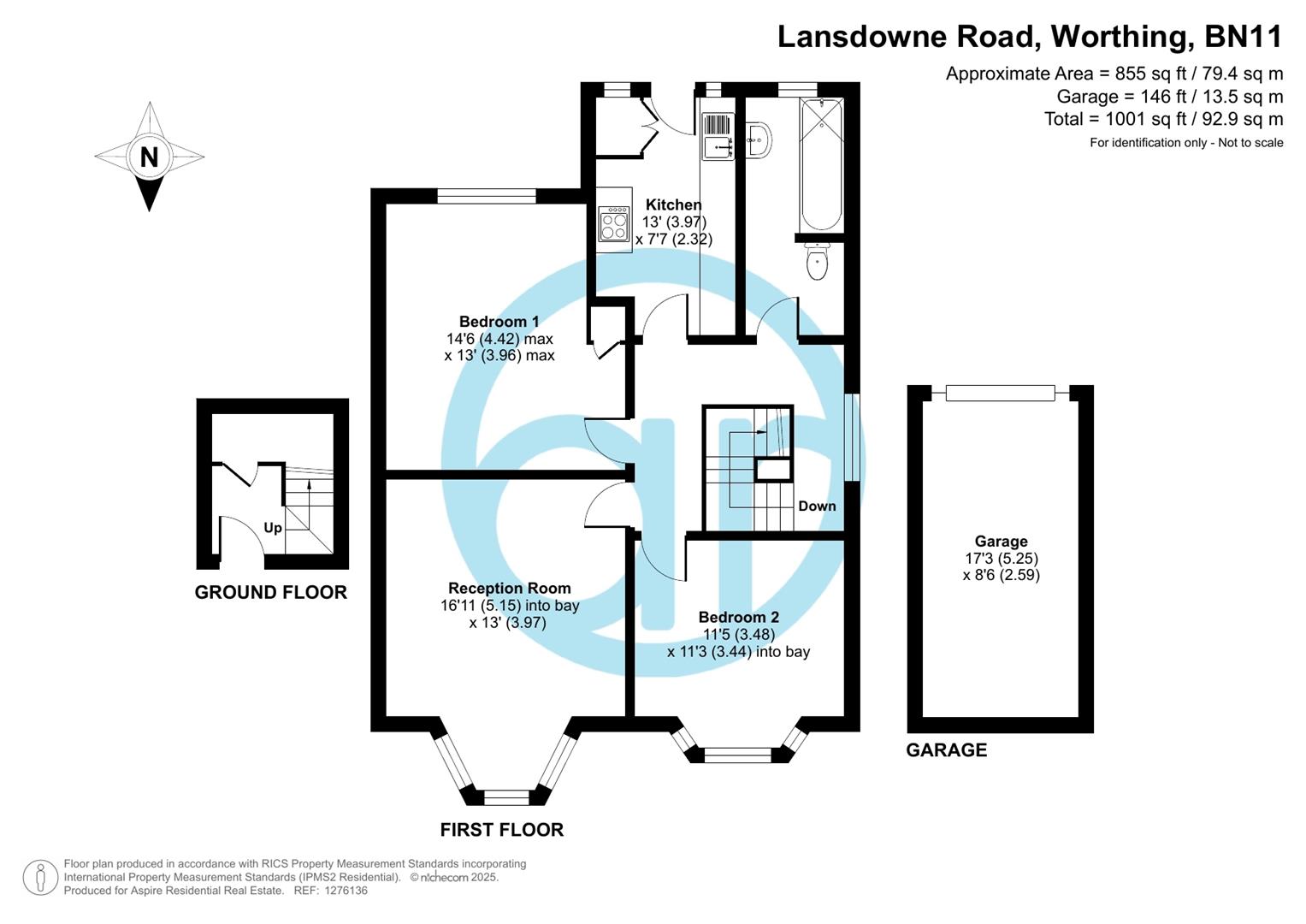 Lansdowne Road, Worthing, BN11 4NB floorplan