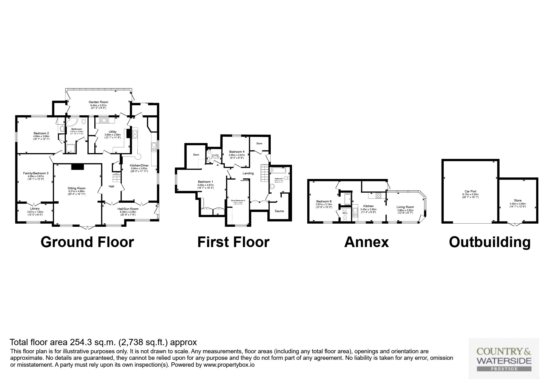 West Acre,, Helston Road, Penzance floorplan