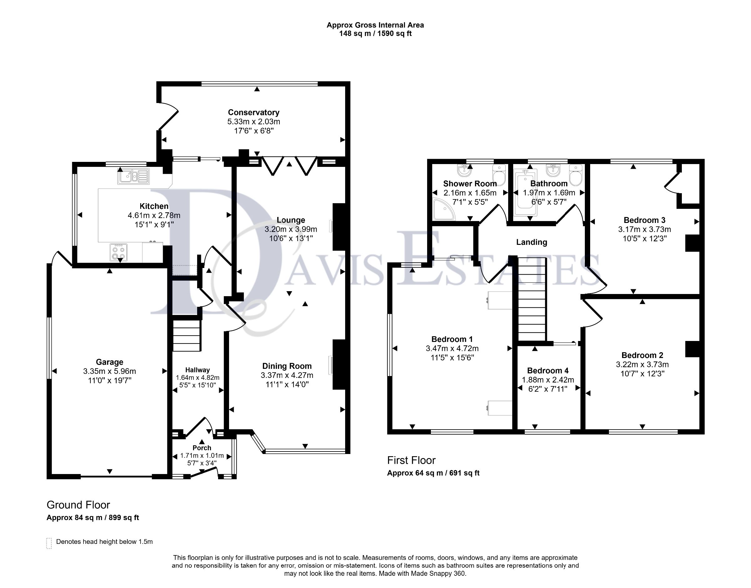 76 Prospect Road, Hornchurch floorplan