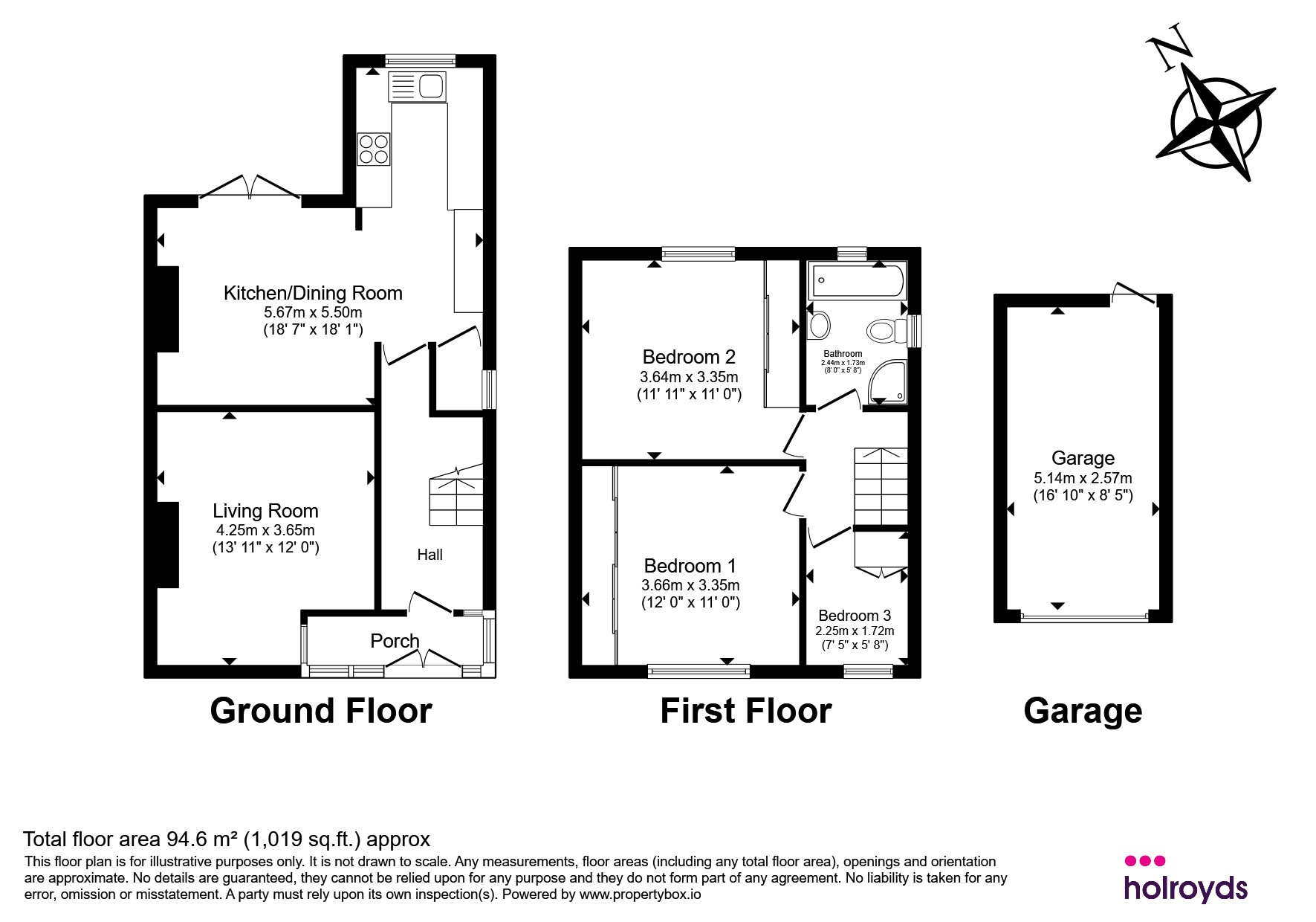 7, Goose Cote Lane, Keighley floorplan