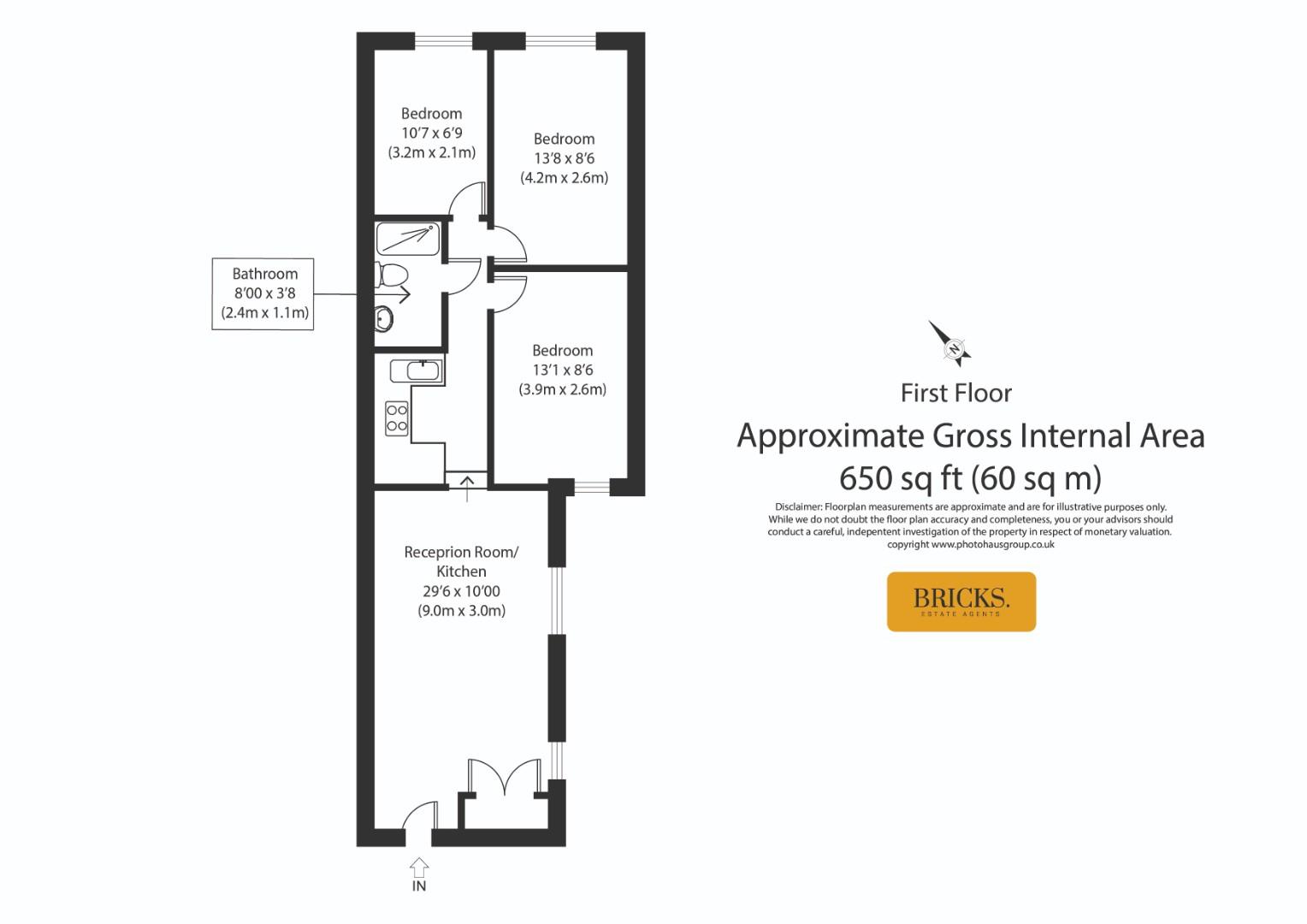 High Road, London floorplan