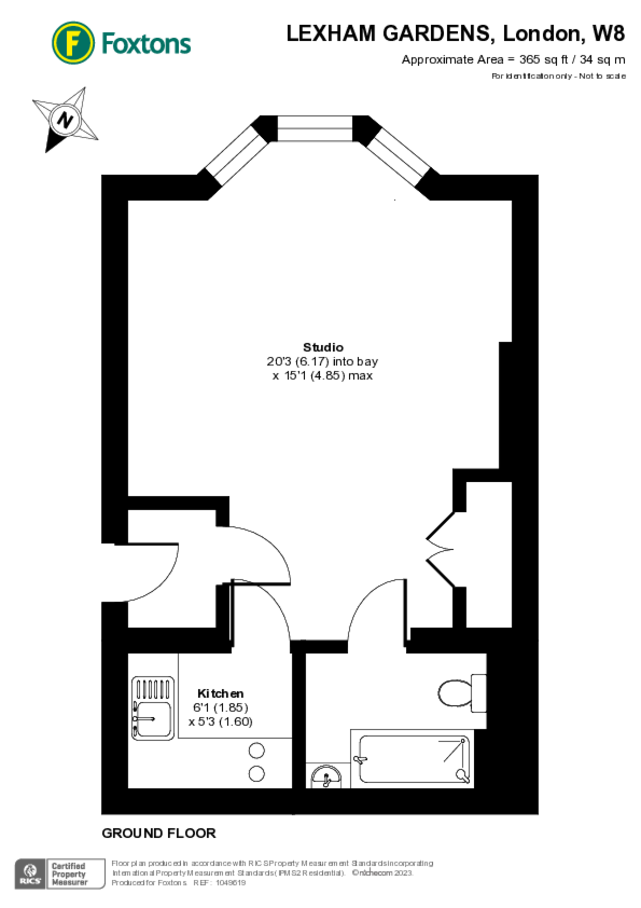 LEXHAM GARDENS, South Kensington floorplan