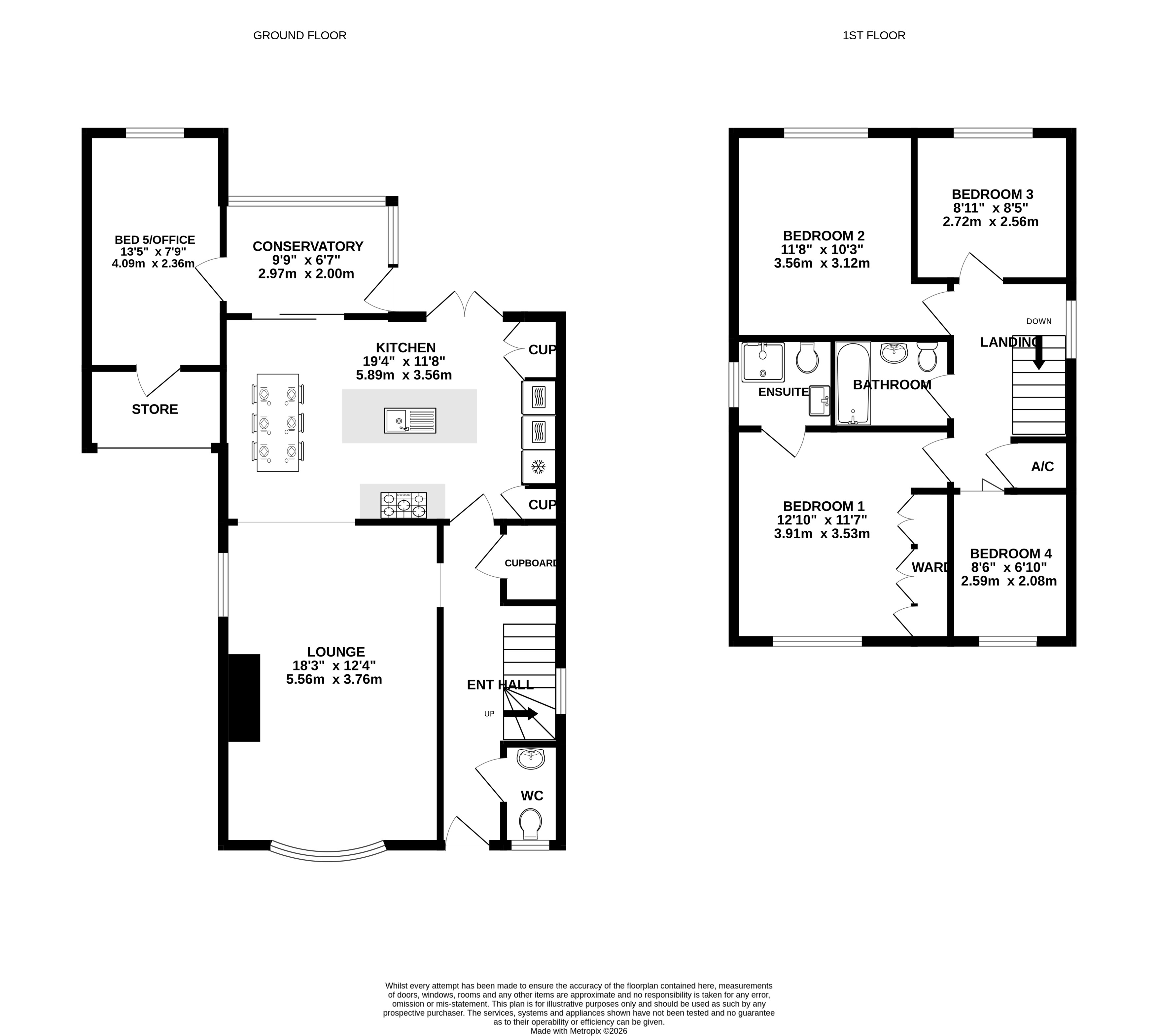 64, Cereleton Park, Blandford Forum floorplan