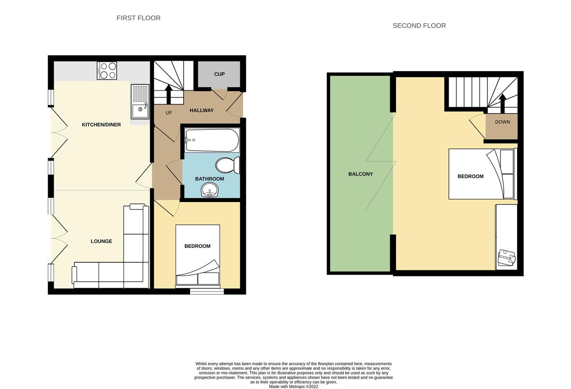 Apt 8, Scalby View Apartments, Scarborough floorplan