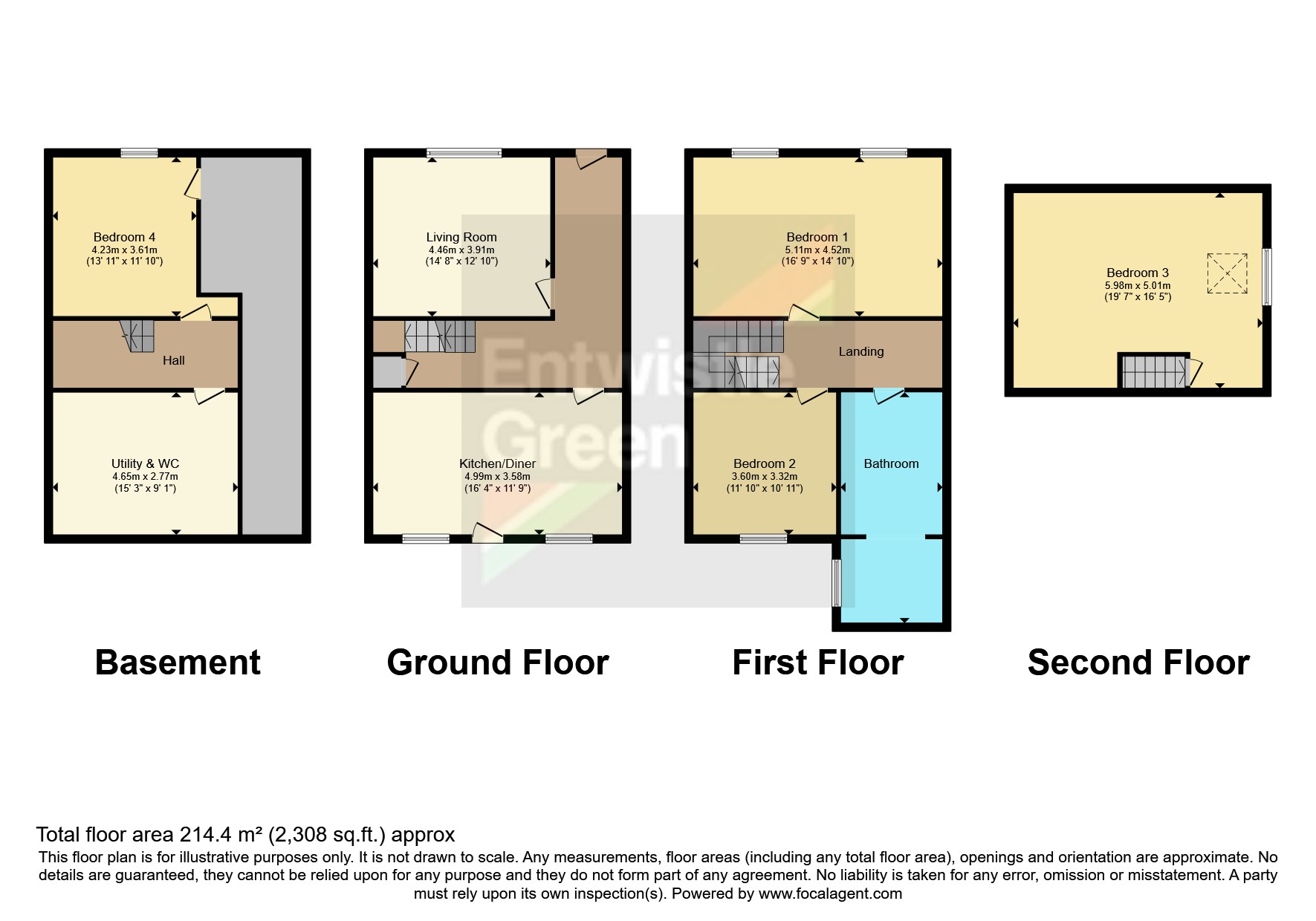 11, Cross Street, Lancashire floorplan