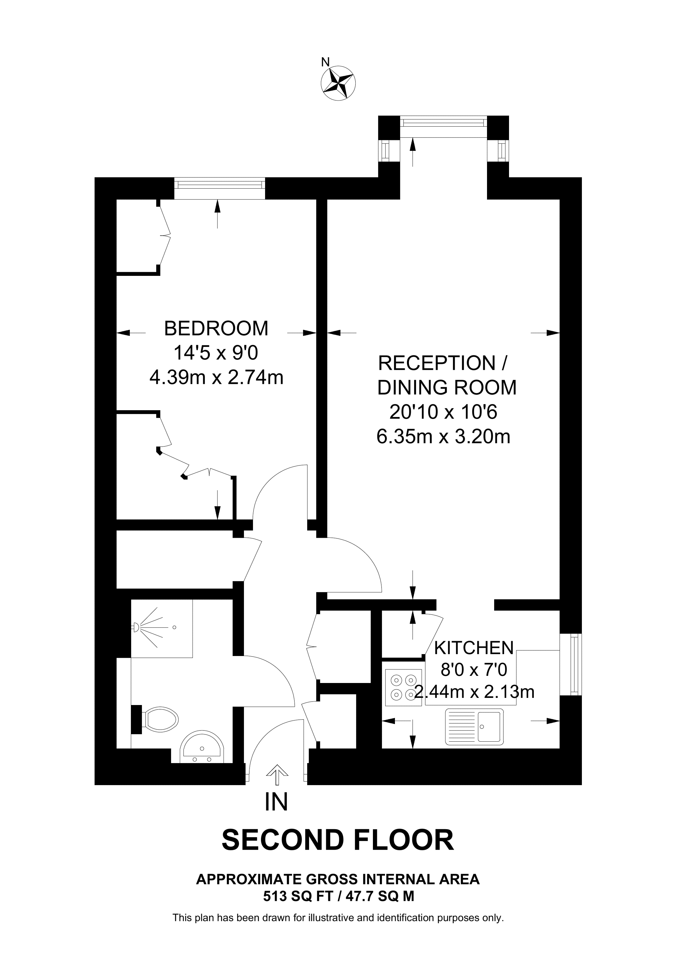 Kingston Road, New Malden floorplan