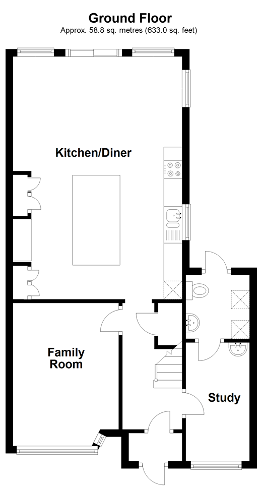 4 bed semidetached house for sale in Merlin Road, Welling, Kent DA16