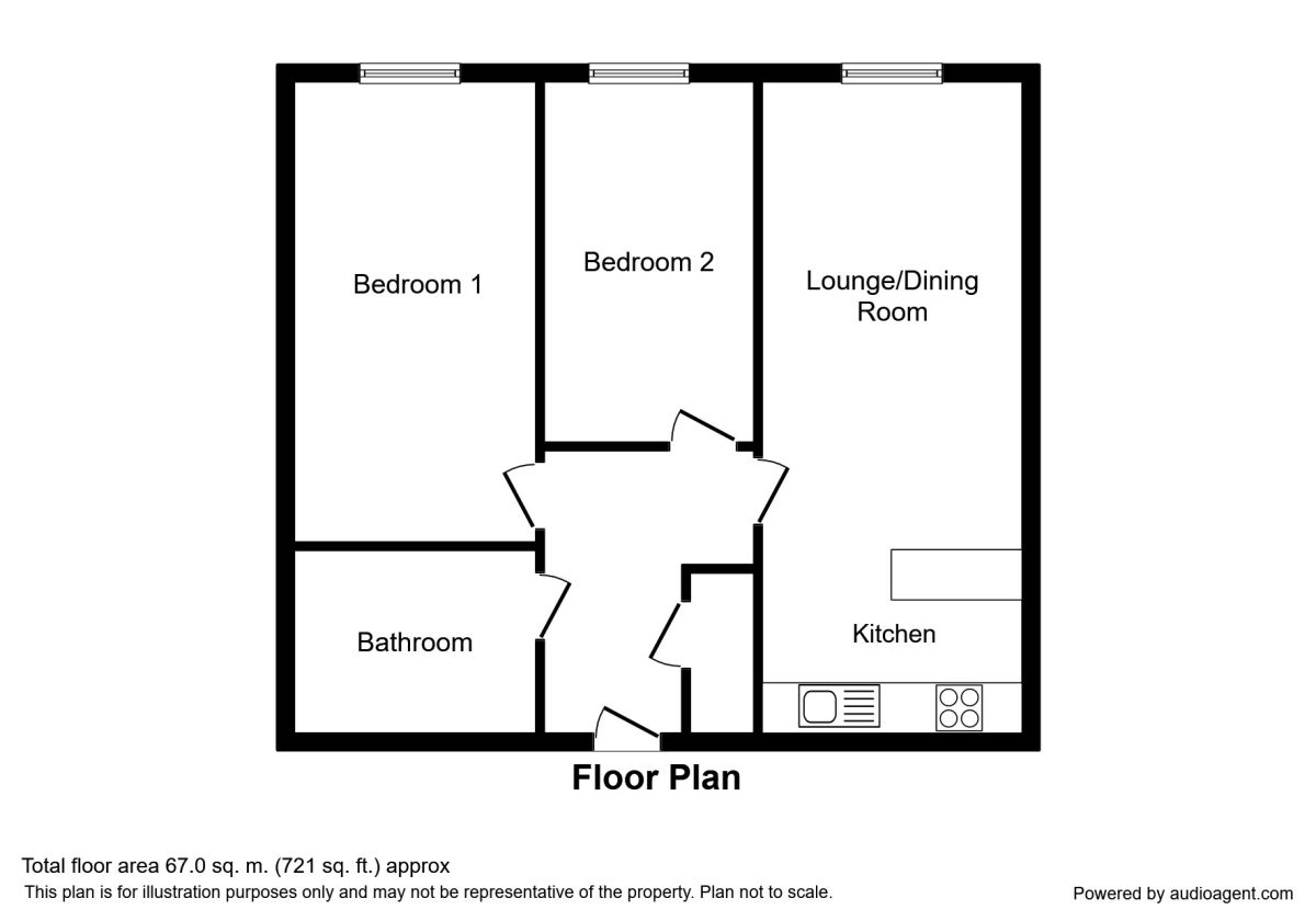 2 Bedrooms Flat for sale in The Quadrangle, 1 Lower Ormond Street, Manchester M1