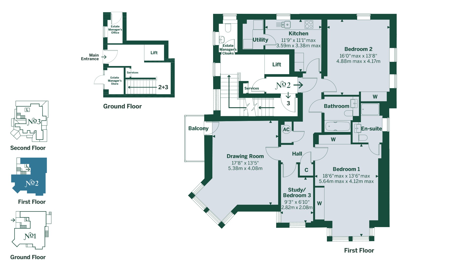 Flat 2, Redclyffe Place, Salisbury Avenue, Harpenden floorplan