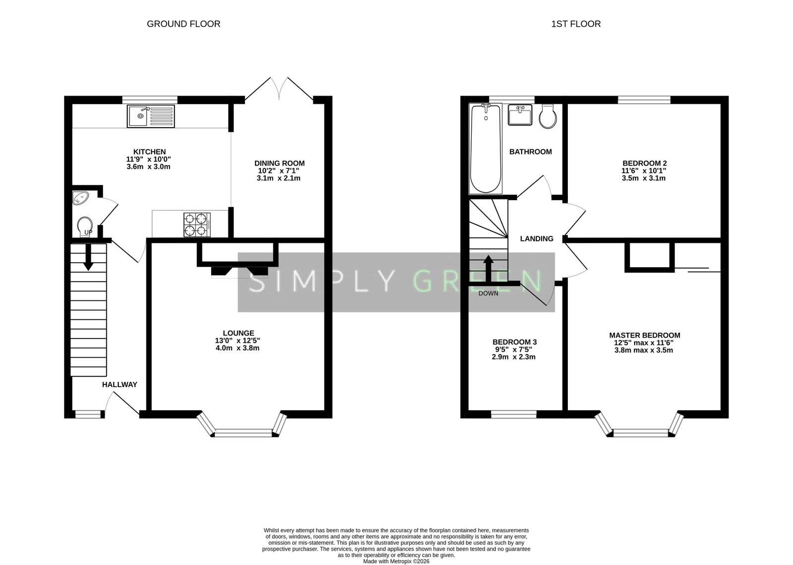 33, Rydon Estate, Kingsteignton floorplan
