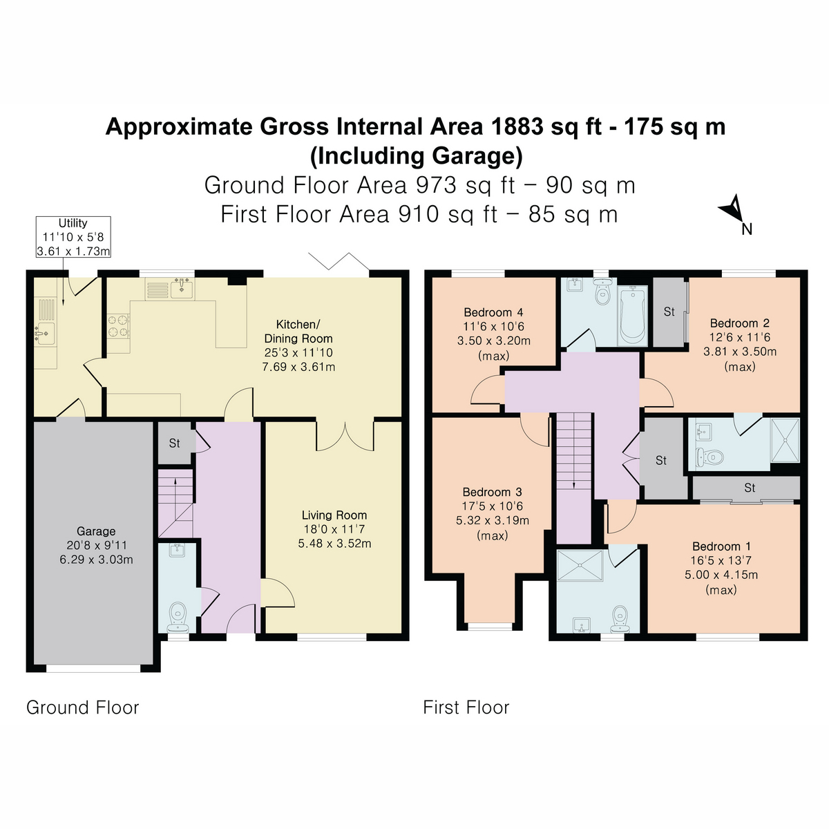 19, Foxcote Crescent, Didcot floorplan