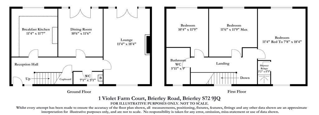 1, Violet Farm Court, Barnsley floorplan