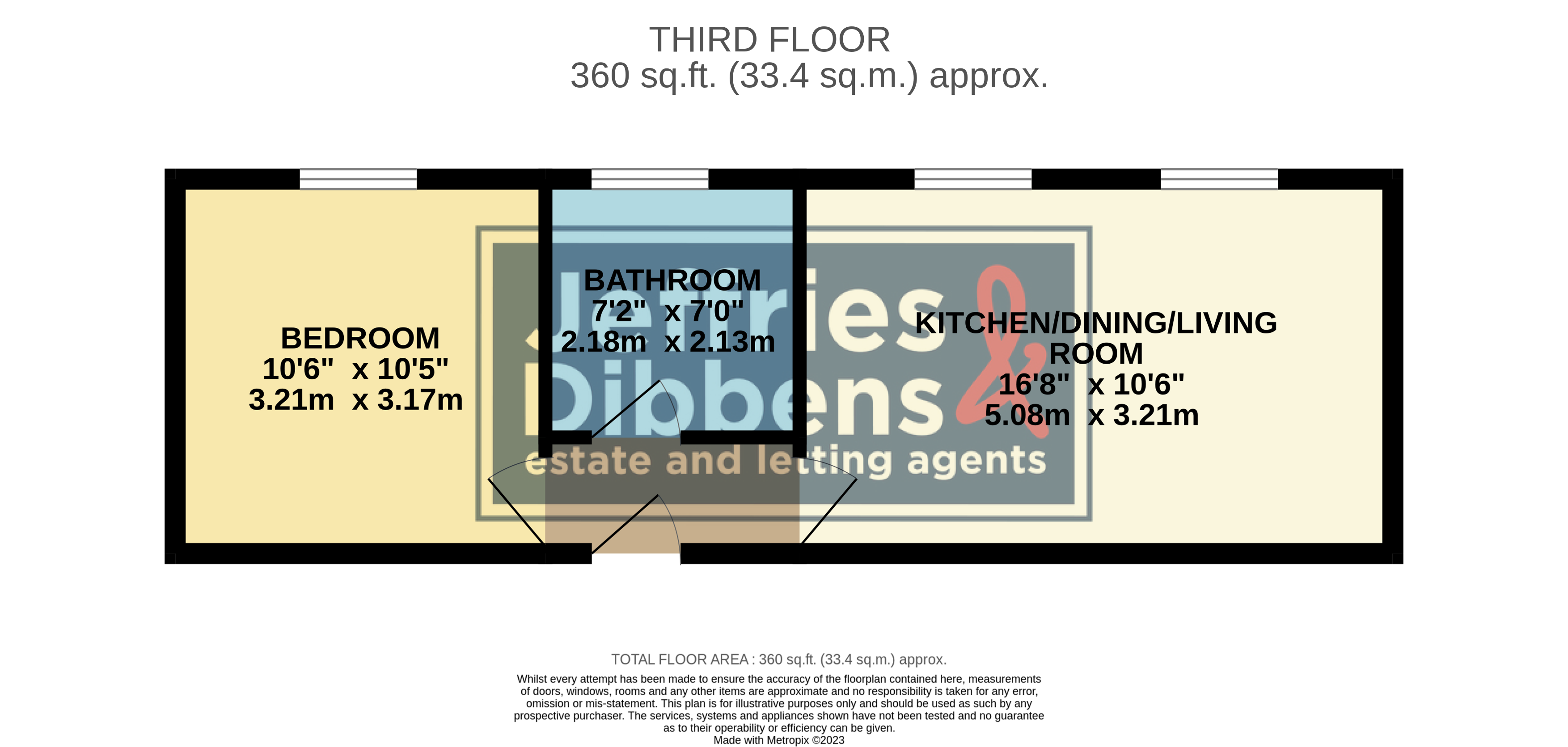 Flat 12, 38c, Market Parade, Havant floorplan
