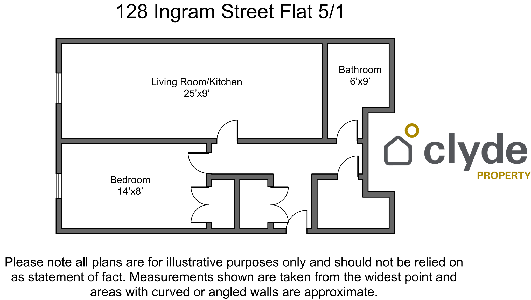 128, Ingram Street, Glasgow floorplan