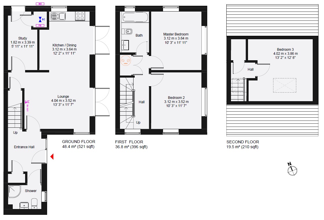 Sharp Place, Flitwick MK45, 3 bedroom end terrace house for sale