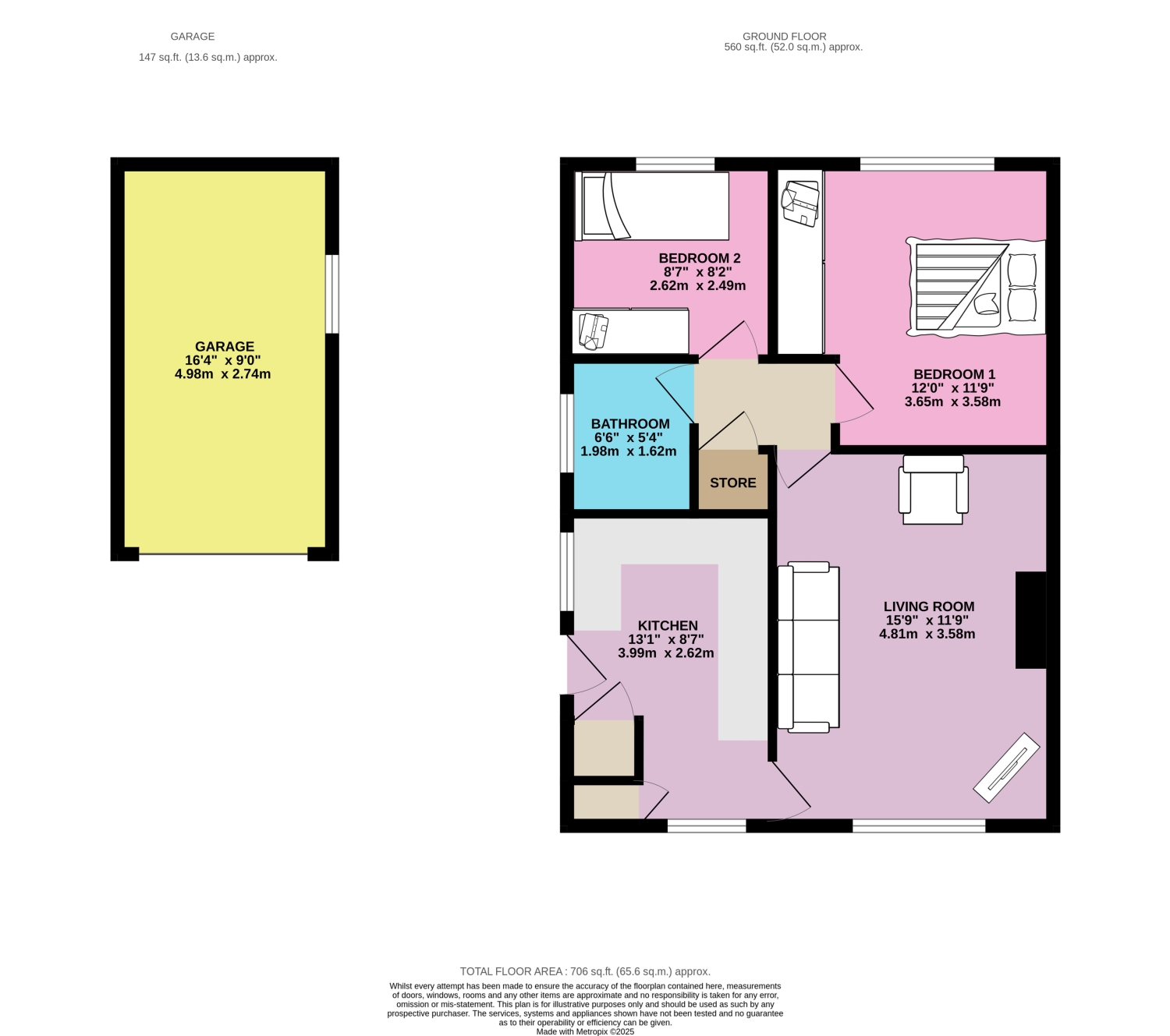 212, TOWNGATE, OSSETT floorplan