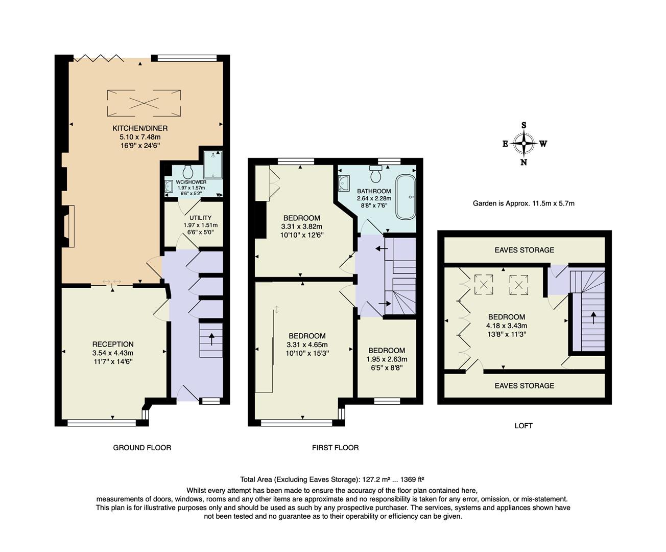99, Waverley Avenue, Chingford floorplan