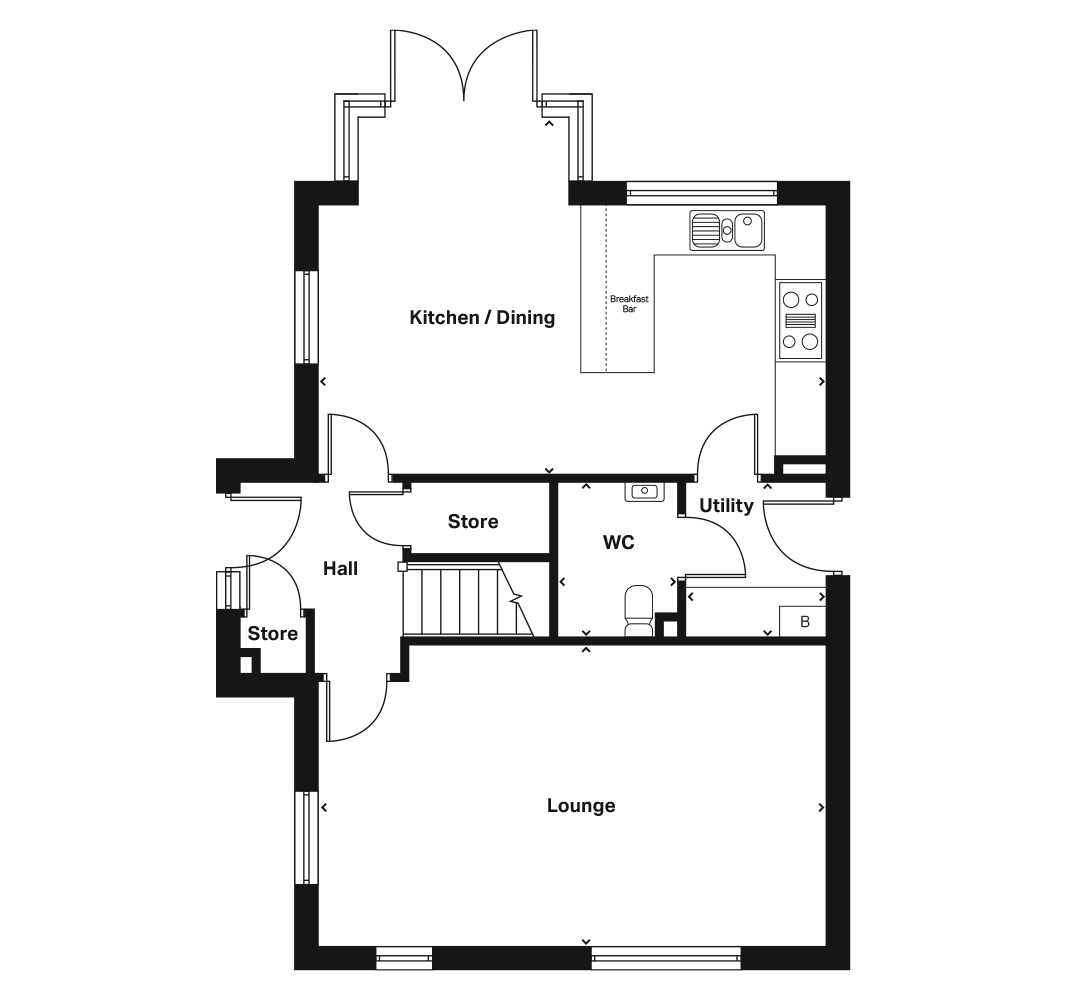 Hollinwood , Dock Road North, Wirral  floorplan