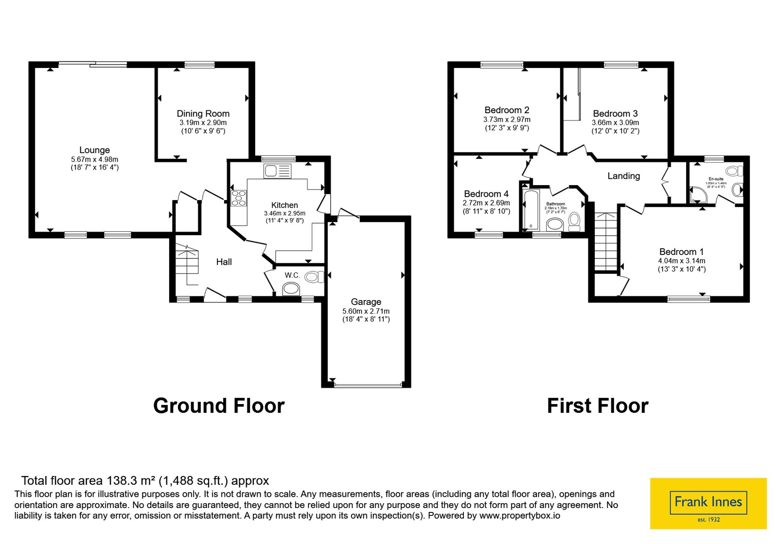 35, Woodville Road, Swadlincote floorplan