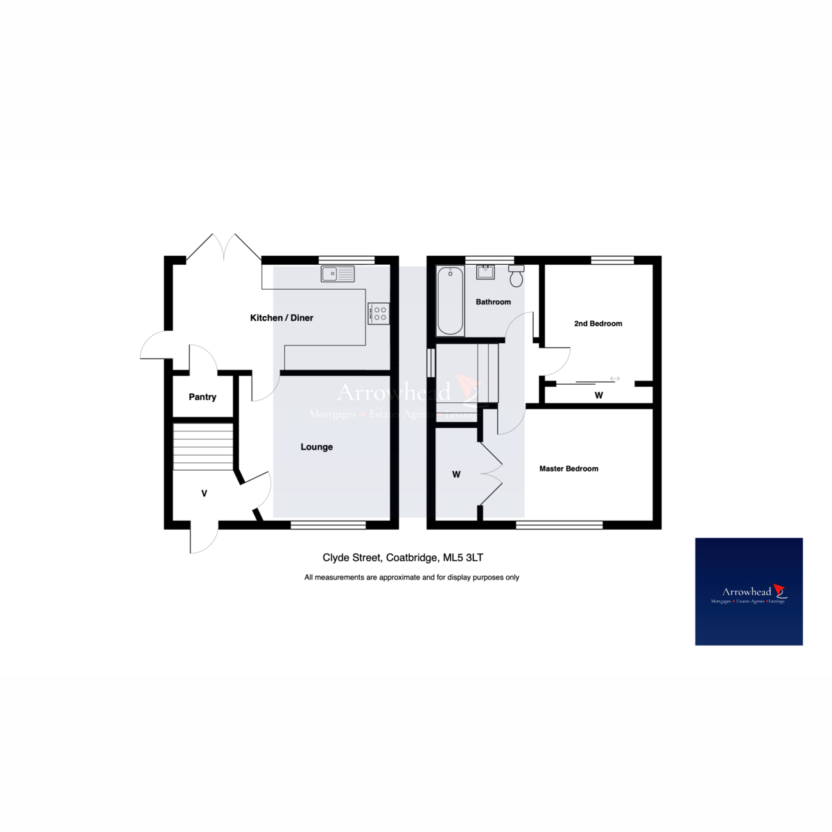 26, Clyde Street, Coatbridge floorplan