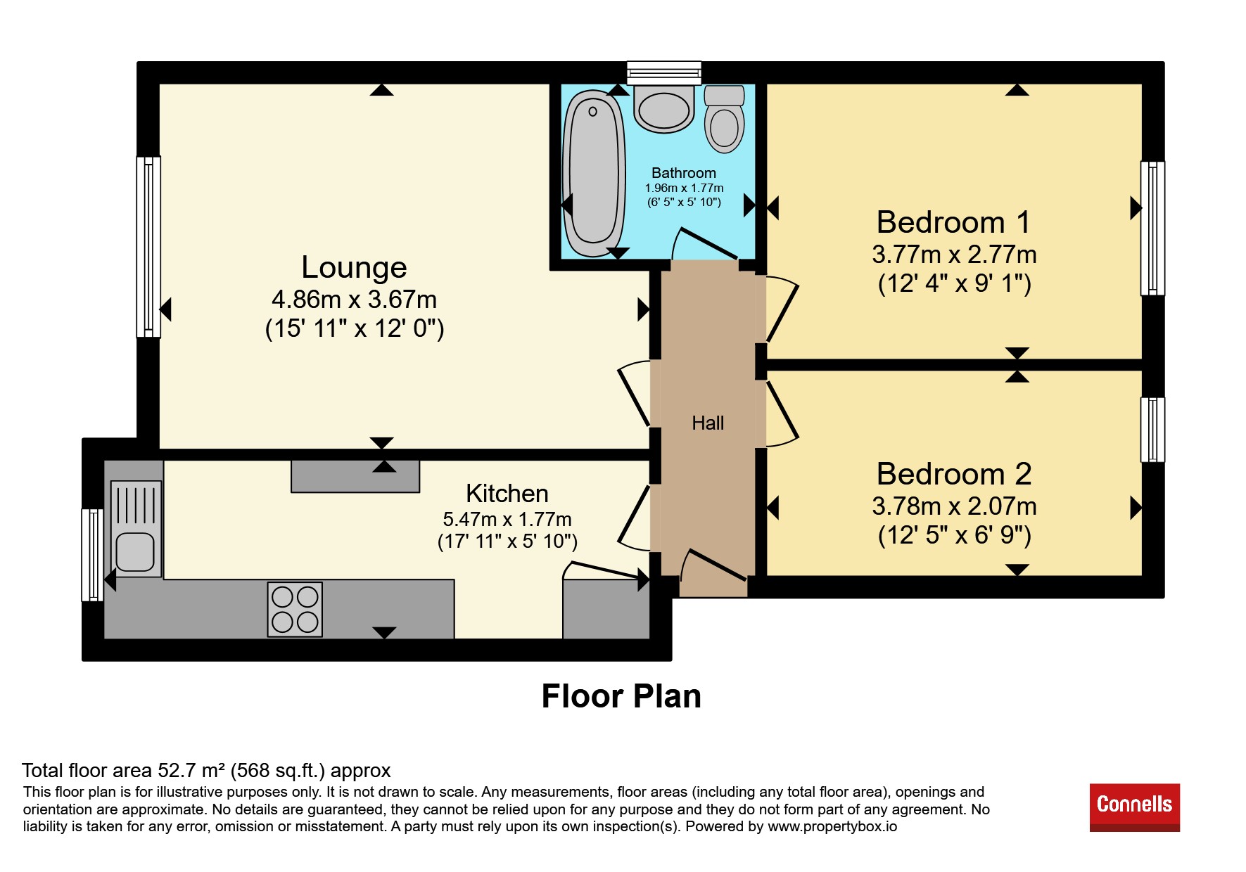 18, Hayes Court, Totnes Road, Paignton floorplan