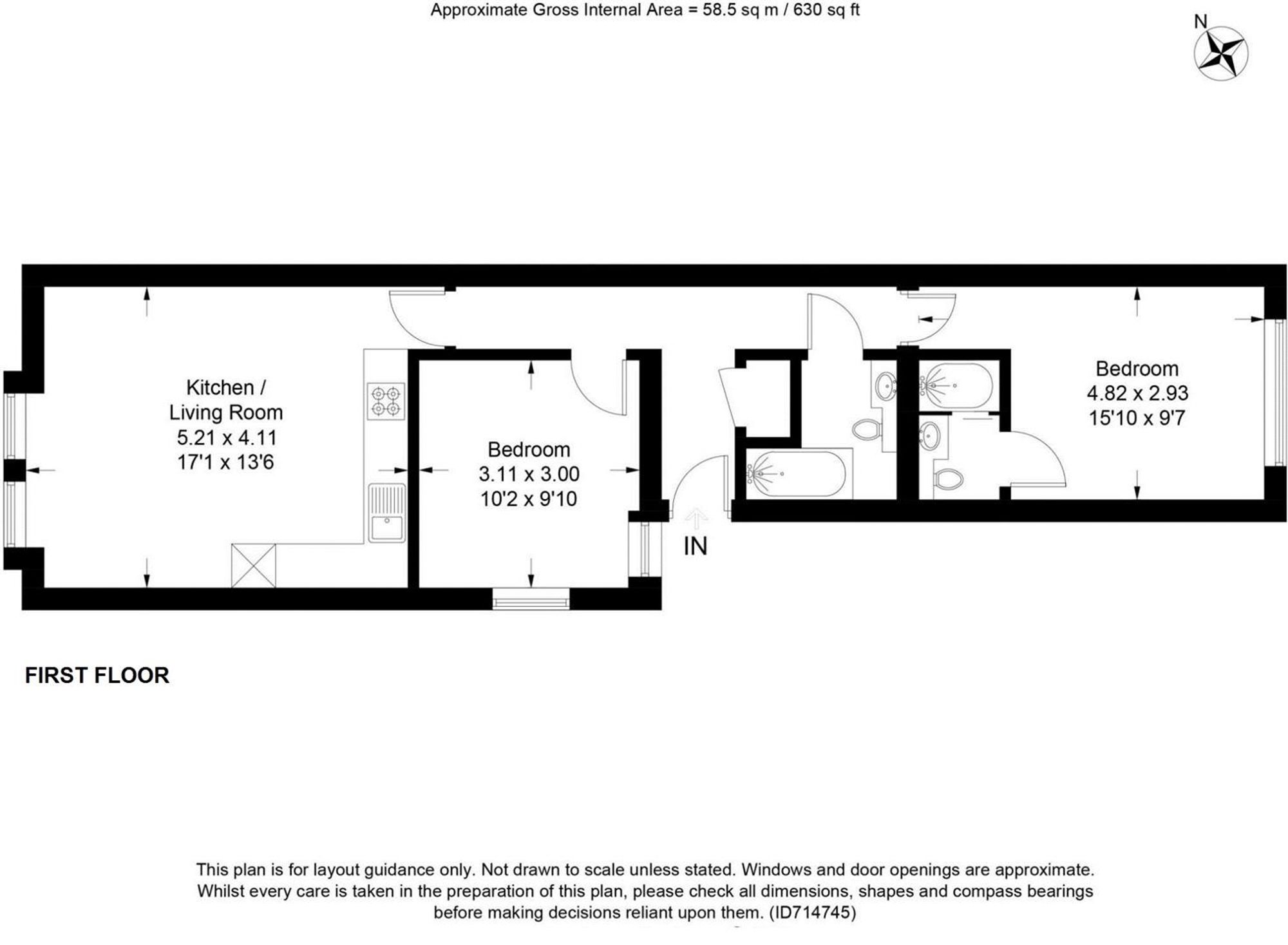 16 The Street, Ashtead floorplan