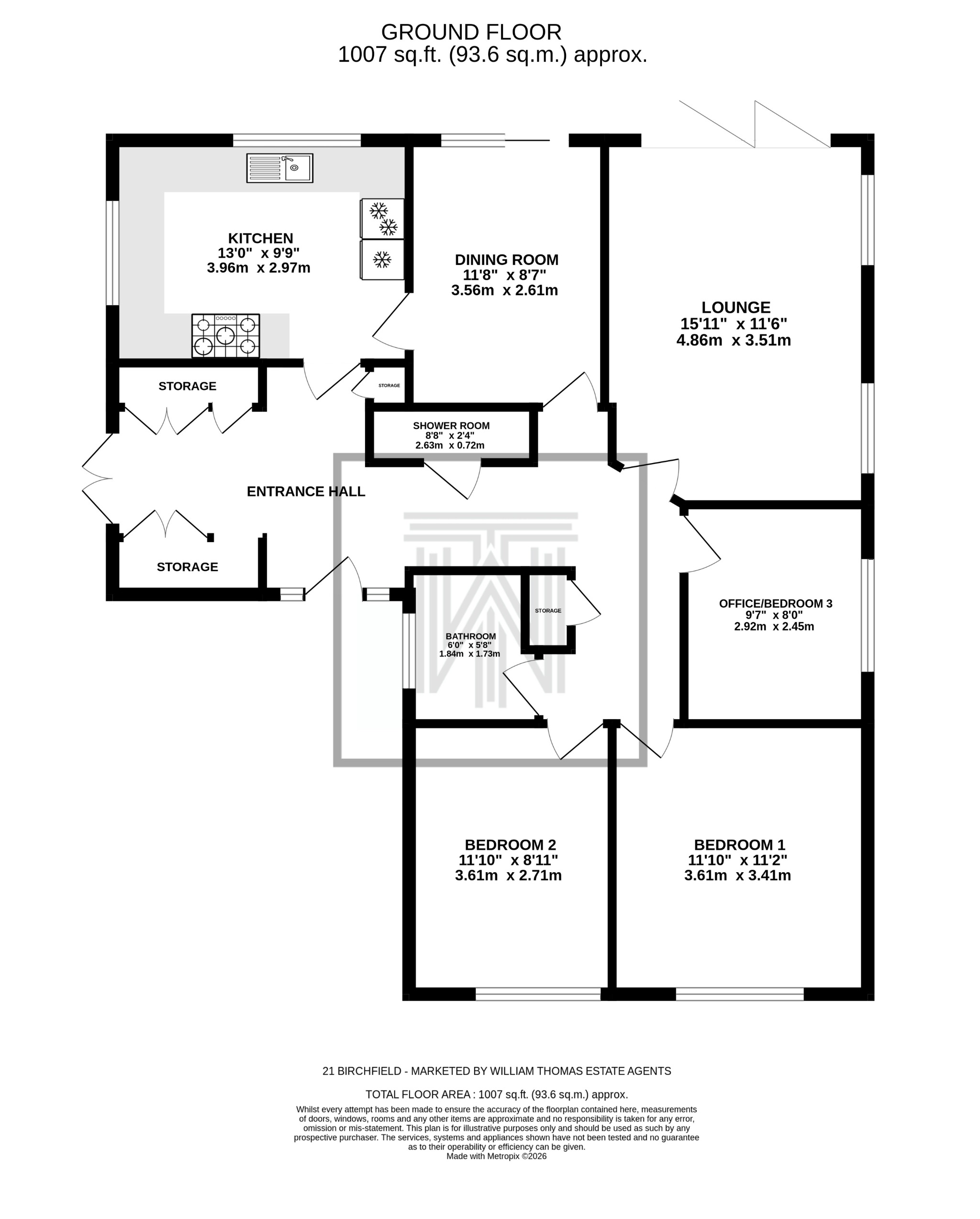 21 Birchfield, Bolton floorplan