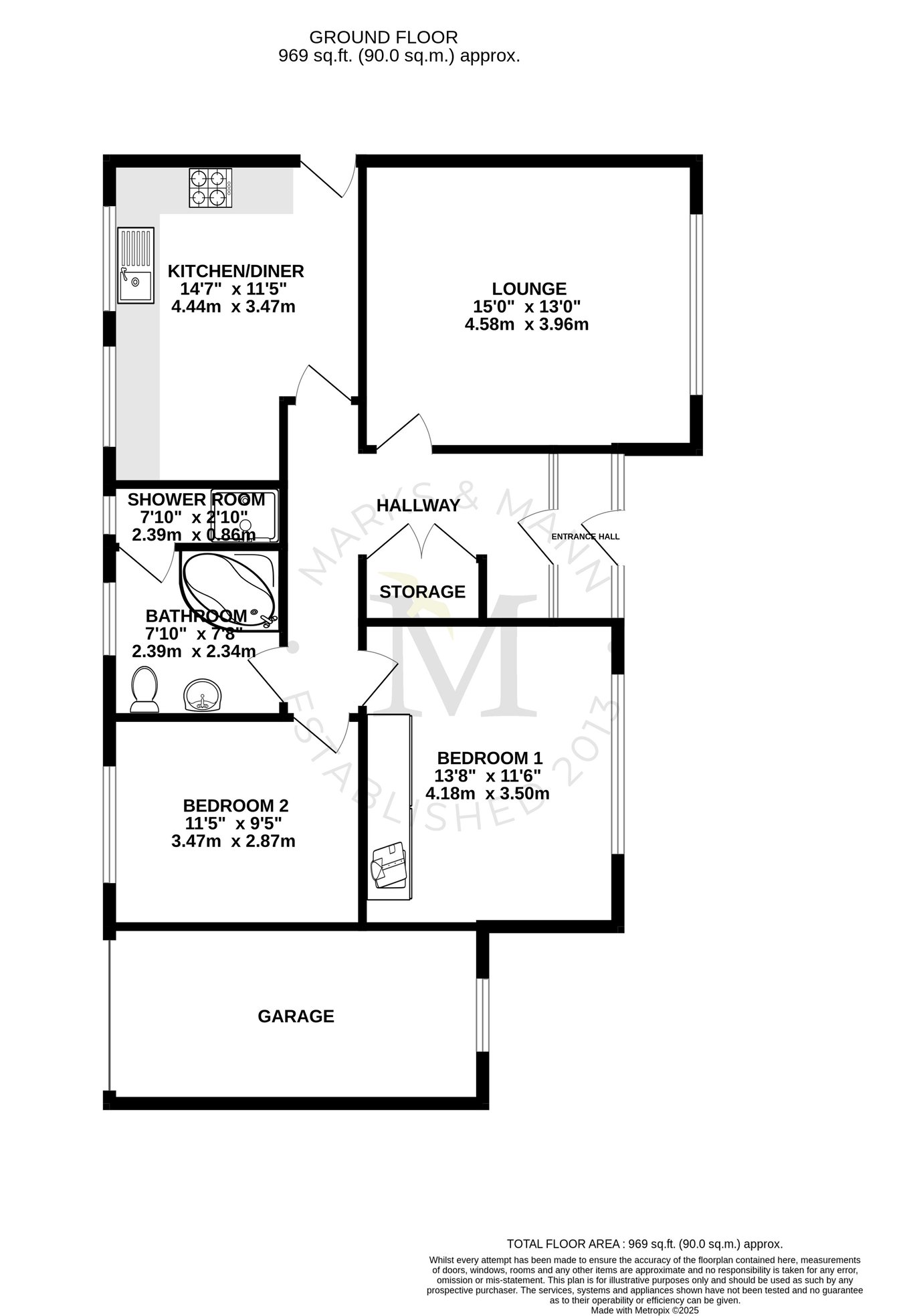 25, Church Lane, Ipswich floorplan