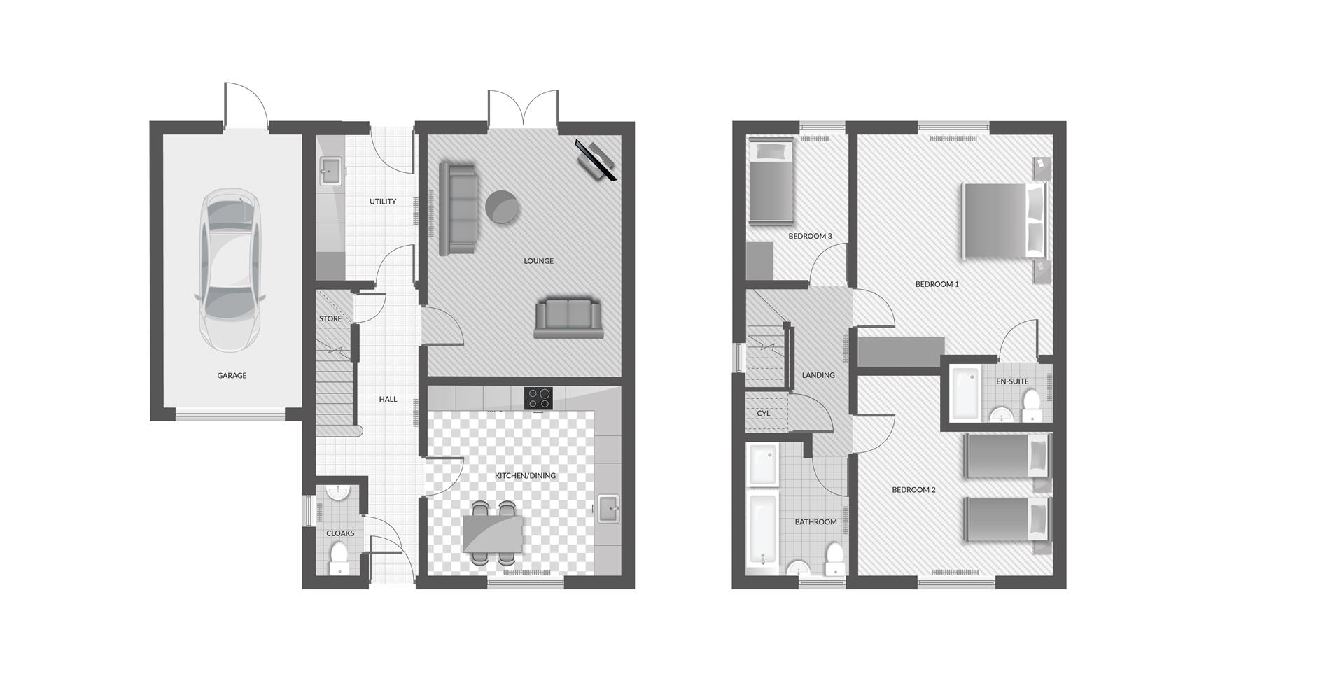 19, Woodlands Place, Pontefract floorplan