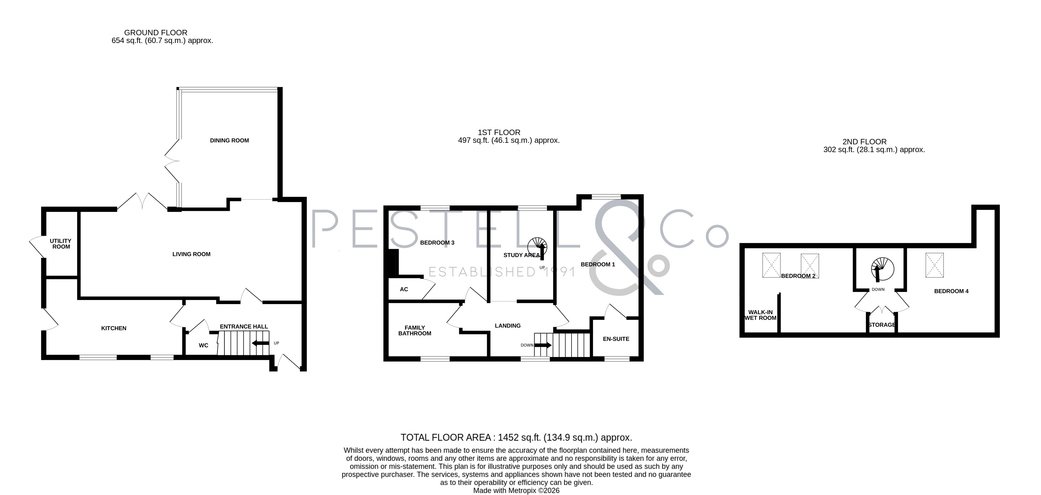 1, Newton Villas, Dunmow floorplan