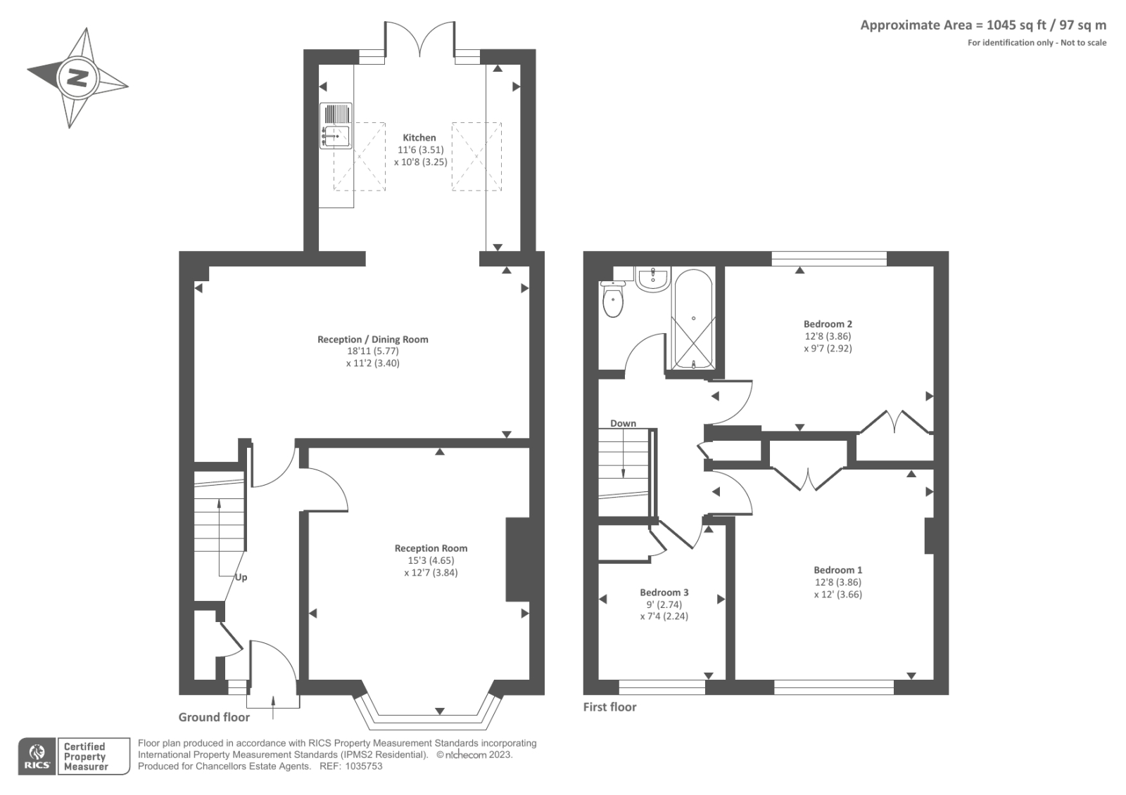 9, Moody Road, Oxford floorplan