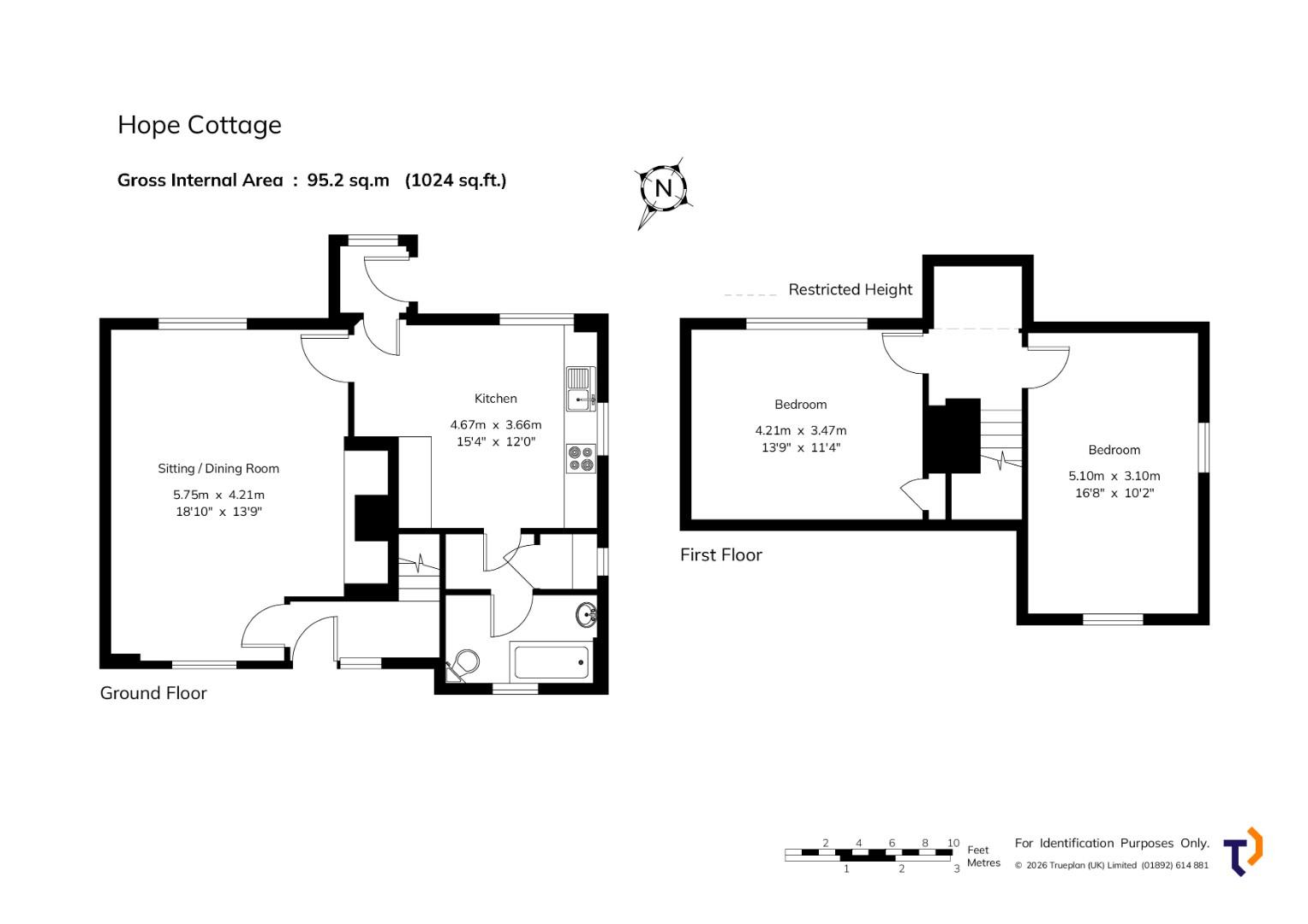 Hope Cottage, Runham Lane, Maidstone floorplan
