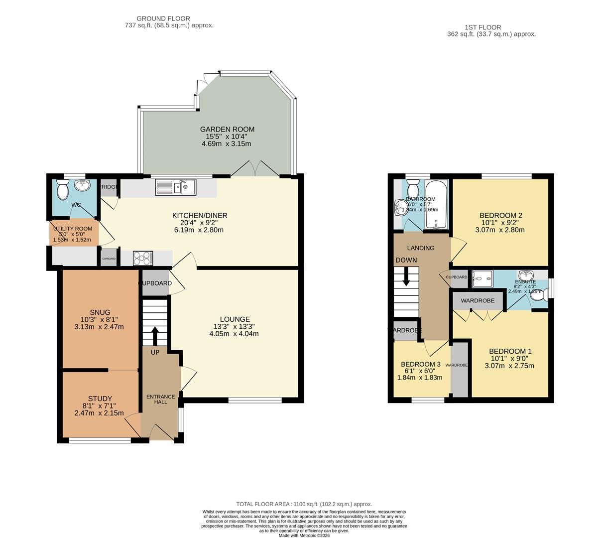 35, Broadlands, Rotherham floorplan