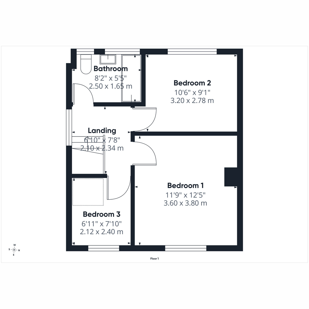 11, Westmorland Avenue, Washington floorplan