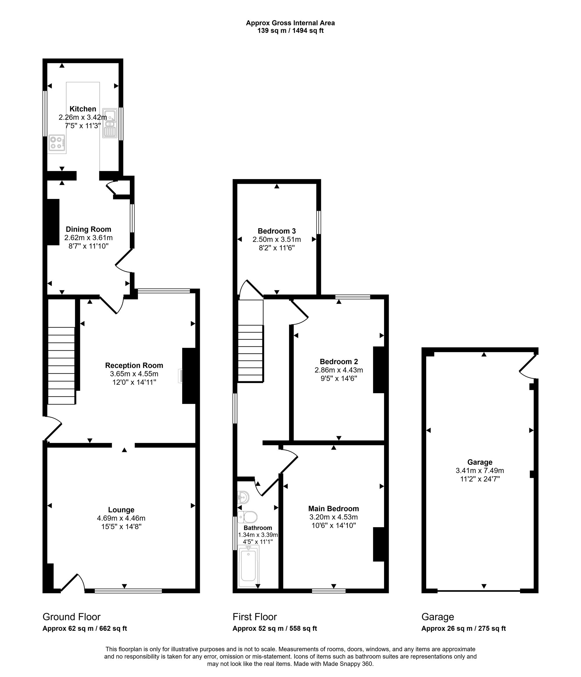 335 Wigan Road, Wigan floorplan