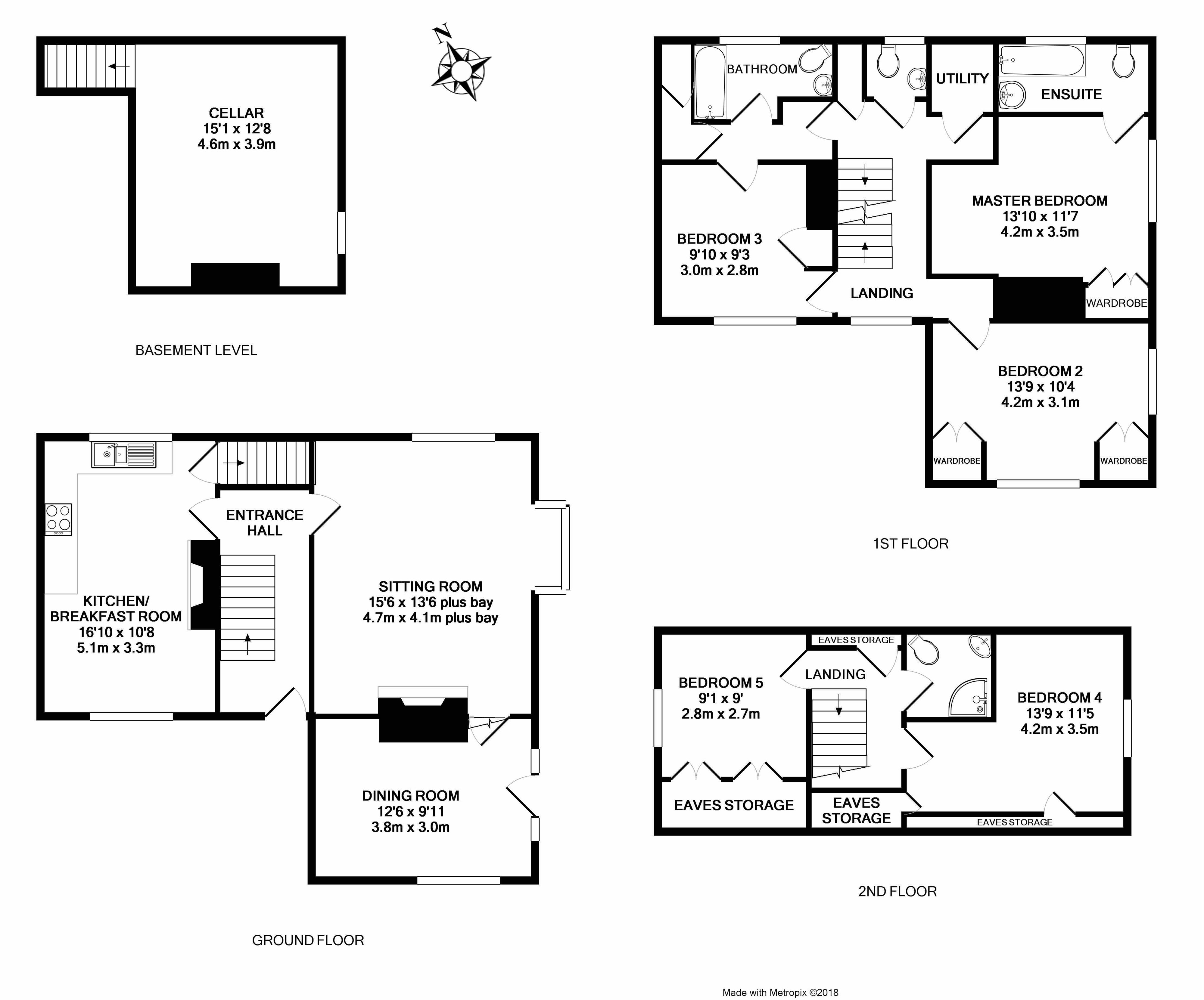 5 Bedrooms  for sale in Church Street, Wadhurst TN5