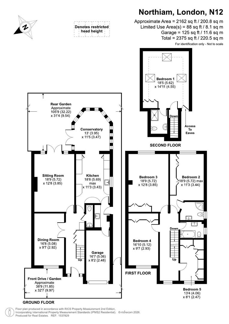Northiam, Woodside Park floorplan