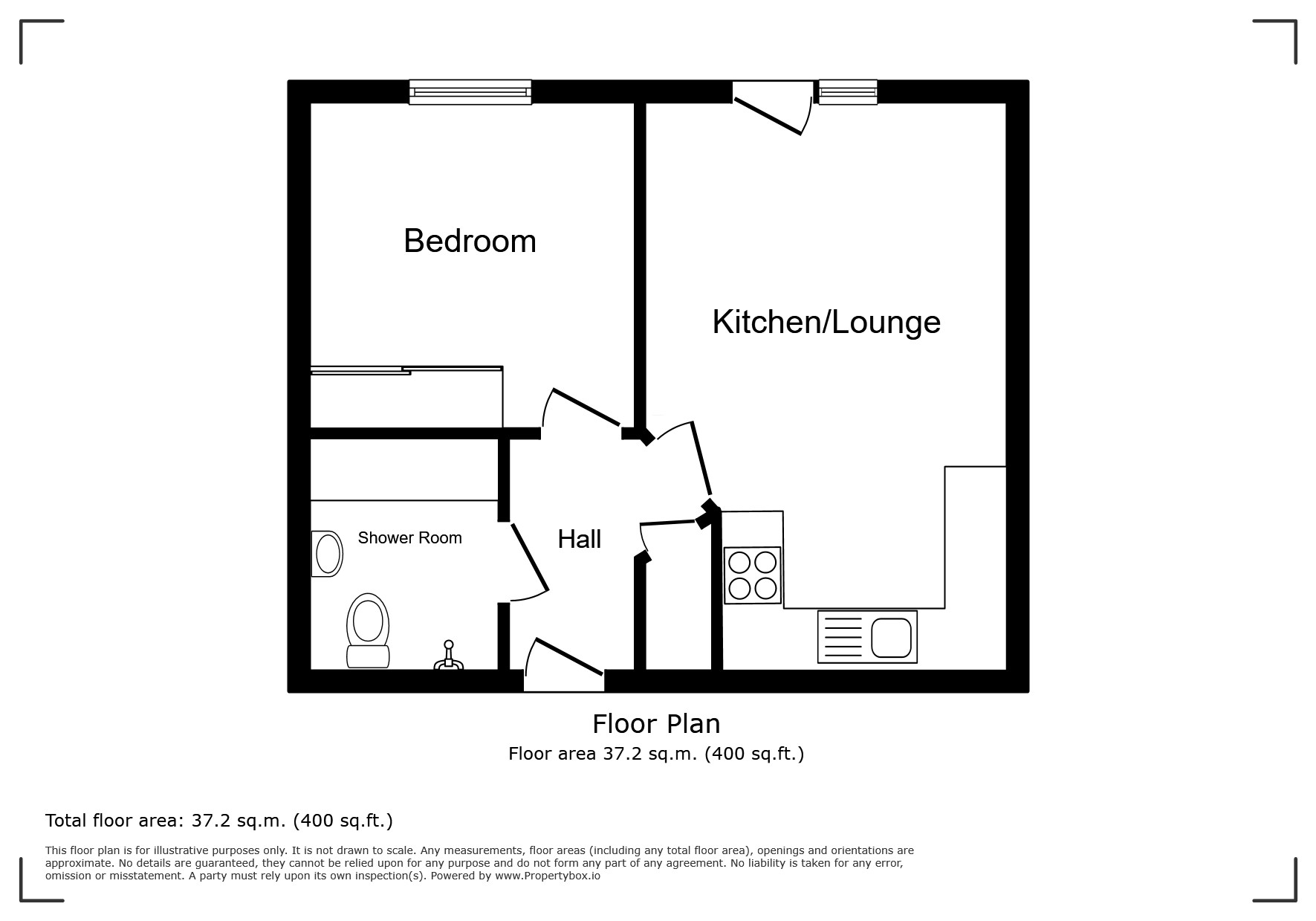 Flat 21, Somers Brook Court,, Foxes Road, Isle of Wight floorplan
