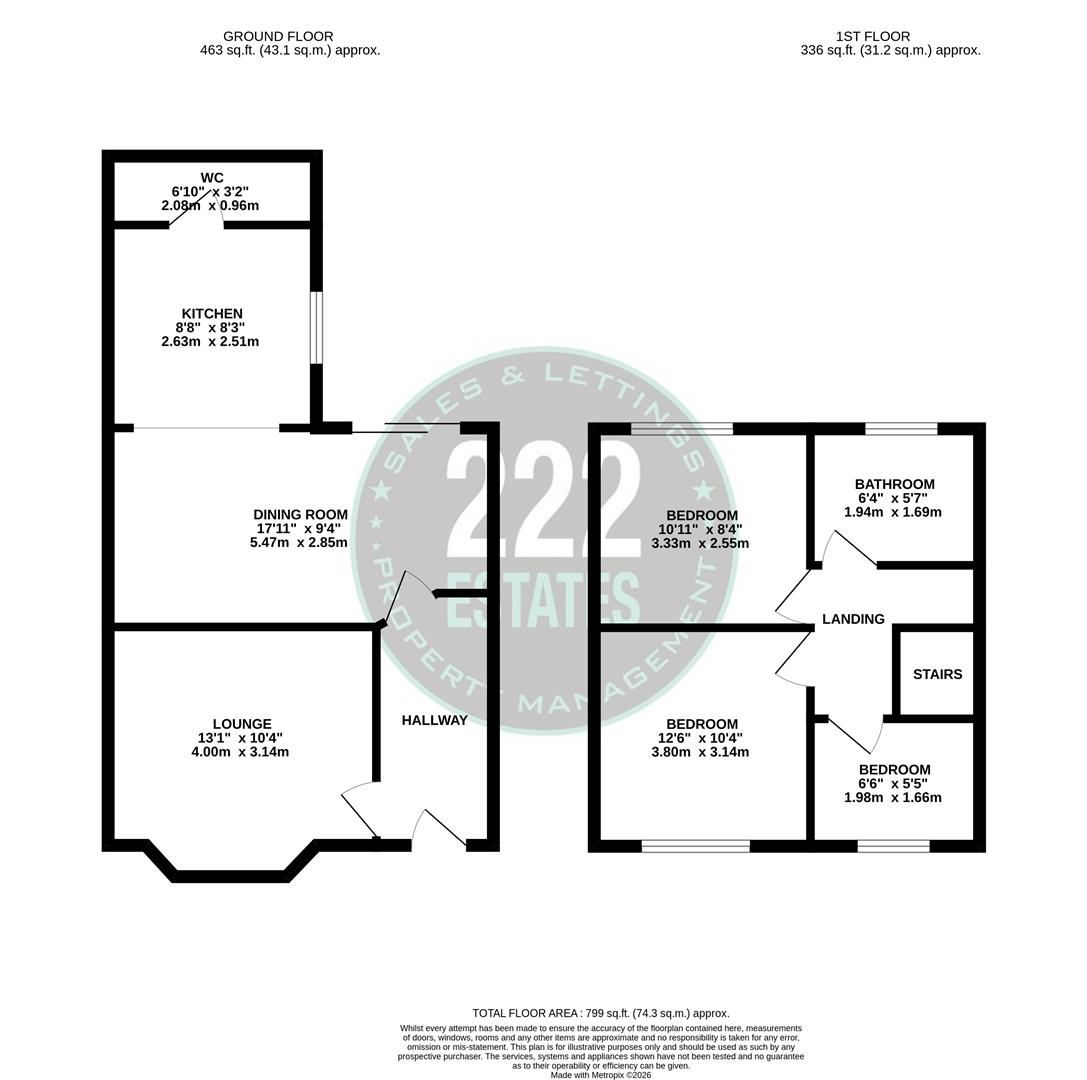 68, Parr Street, Warrington floorplan