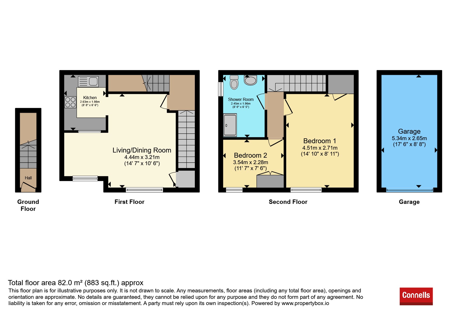 7, Hyde Heath Court, Crawley floorplan