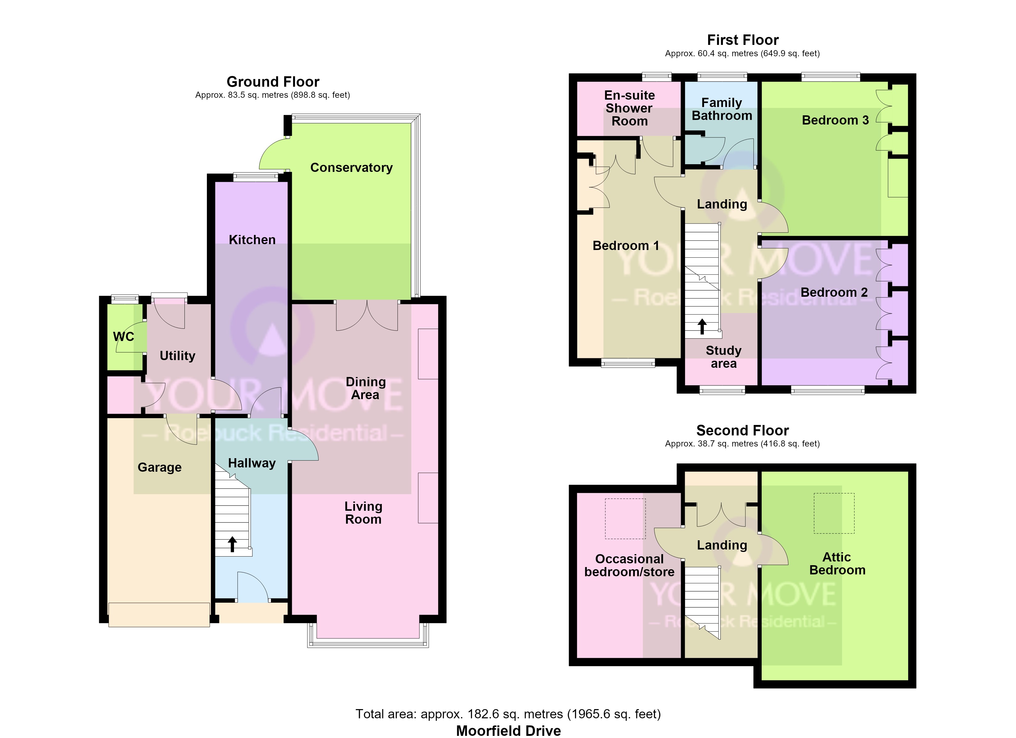 14, Moorfield Drive, Shipley floorplan