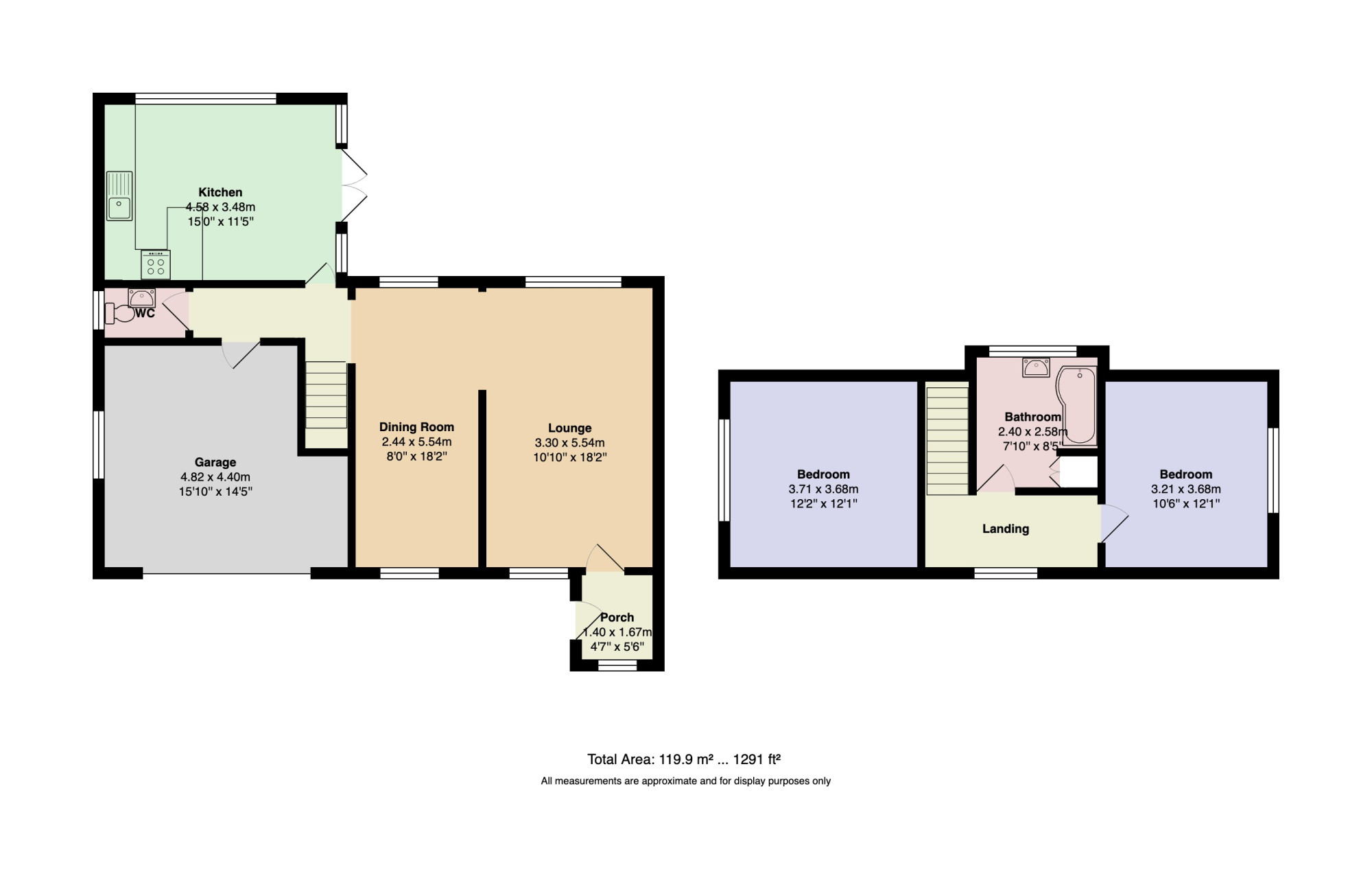 6, Princes Way, Fleetwood floorplan