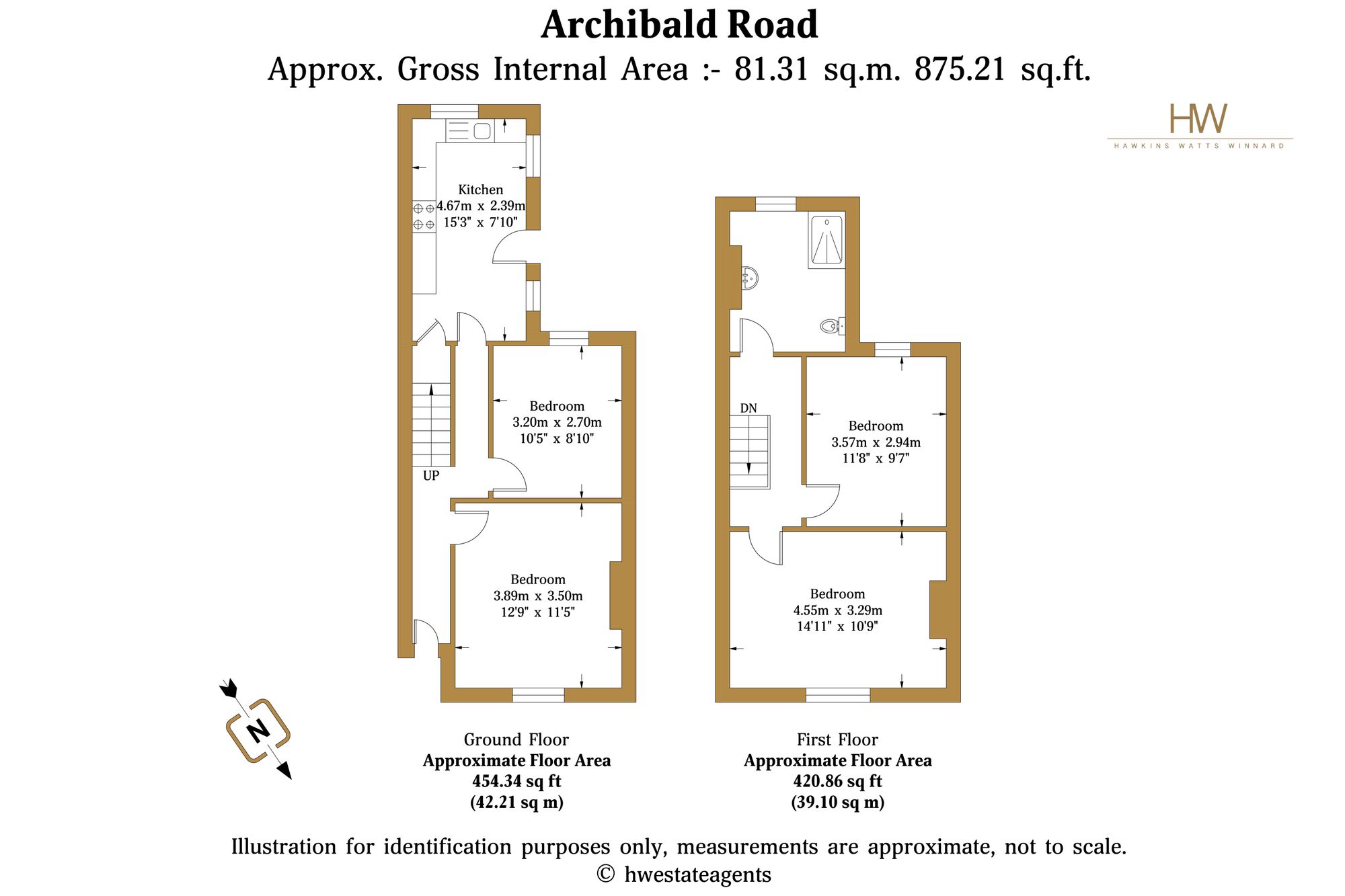 Room 4 19 Archibald Road, Worthing floorplan