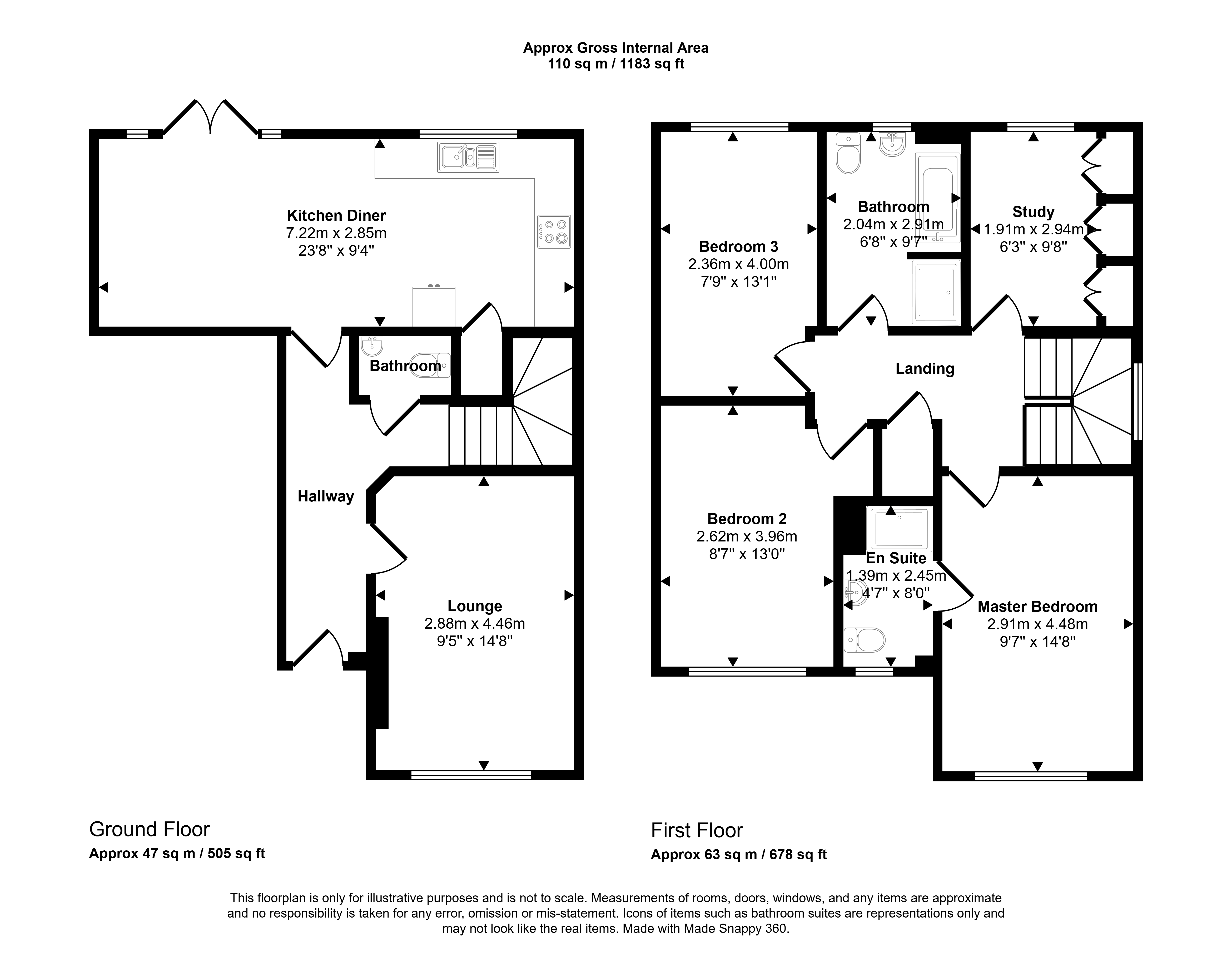 12, Holmfirth Close, Houghton Le Spring floorplan