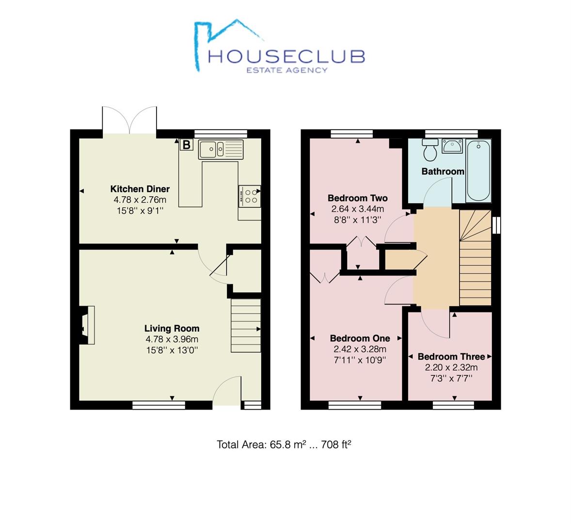 21, Burdock Walk, Morecambe floorplan