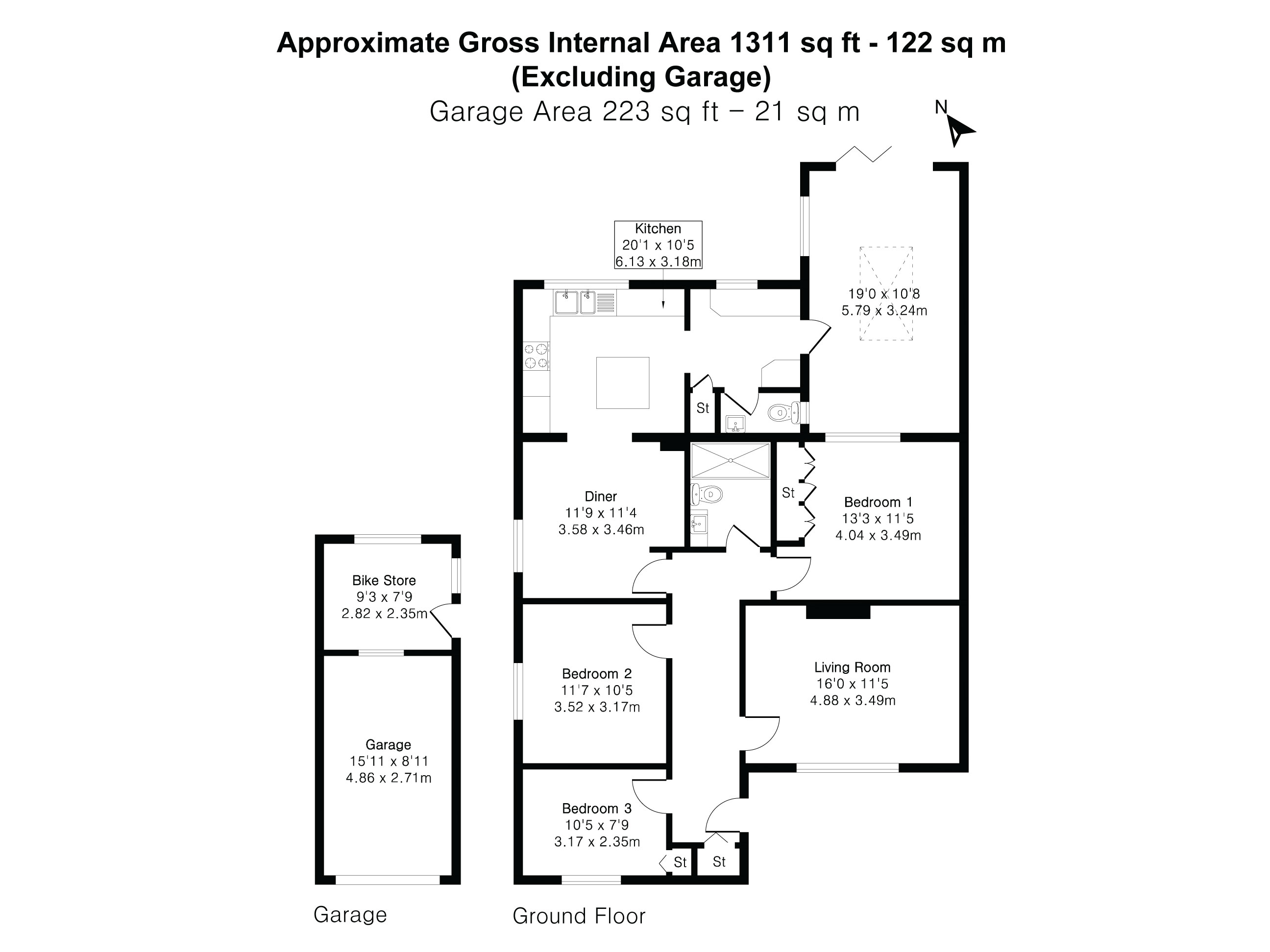 7, Foxton Road, Cambridge floorplan