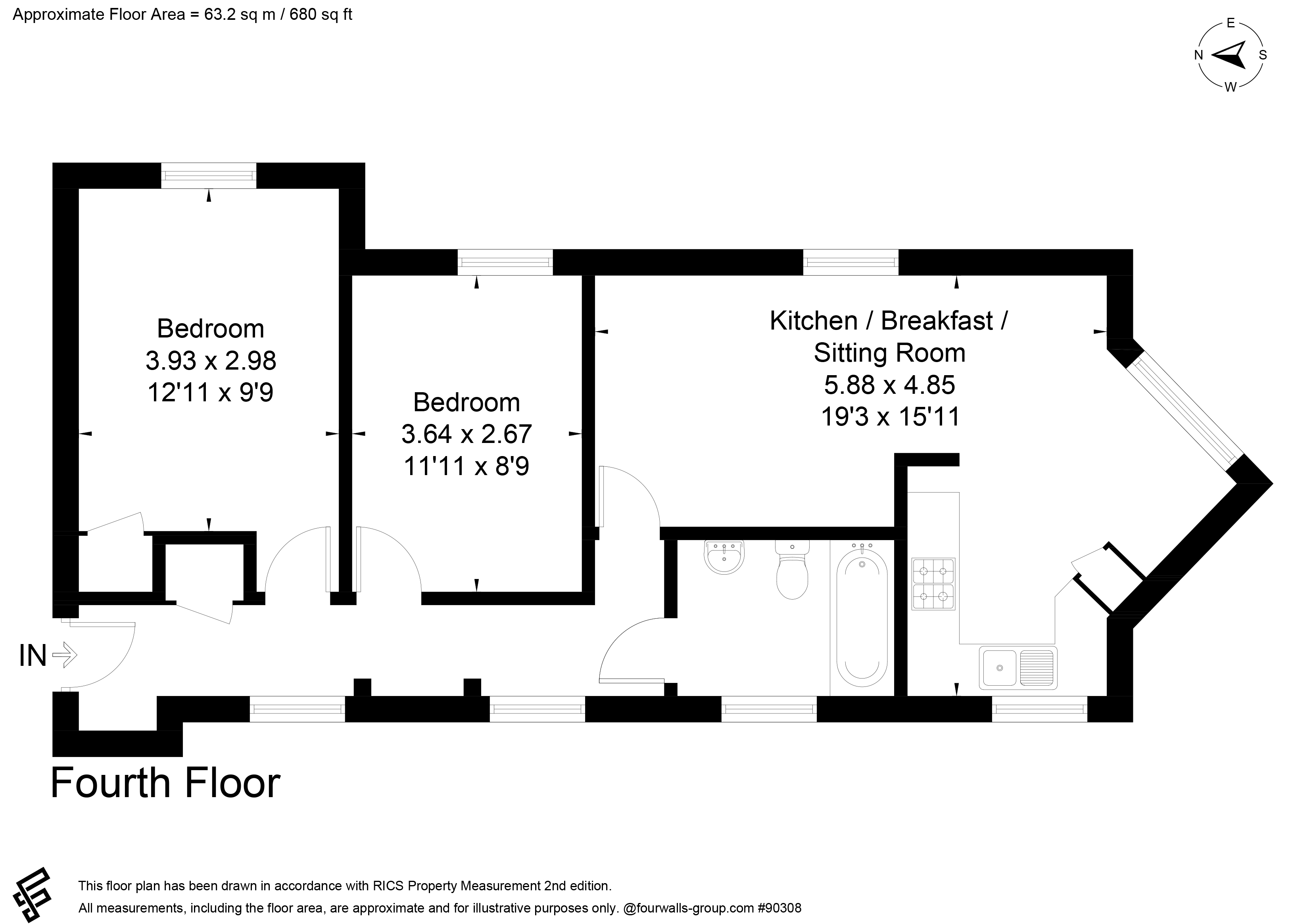 Pipit Court, Teal Close, Enfield, London floorplan